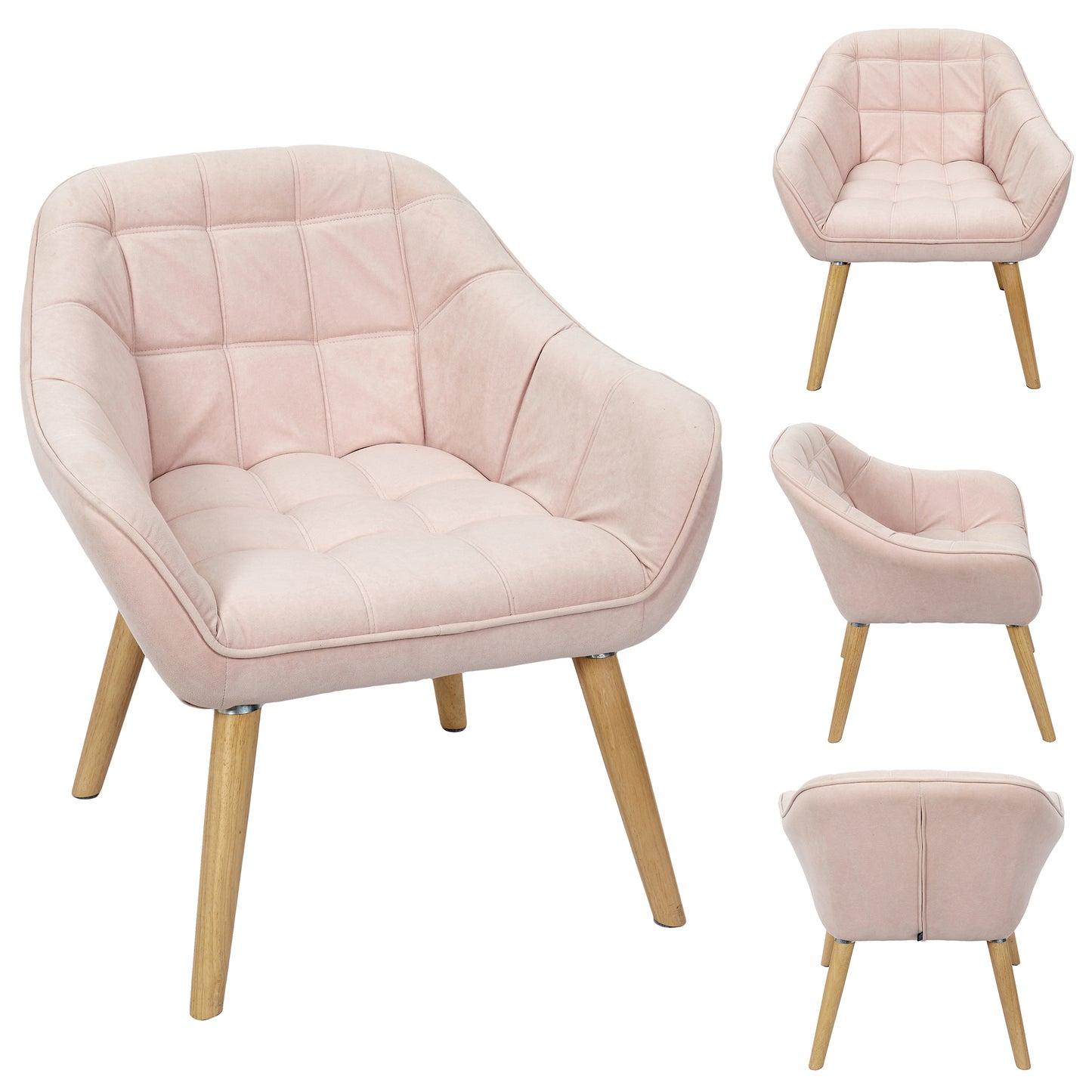 Fauteuil Magnus Rose