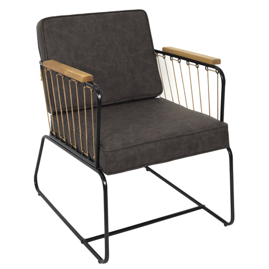 Fauteuil Benson Marron