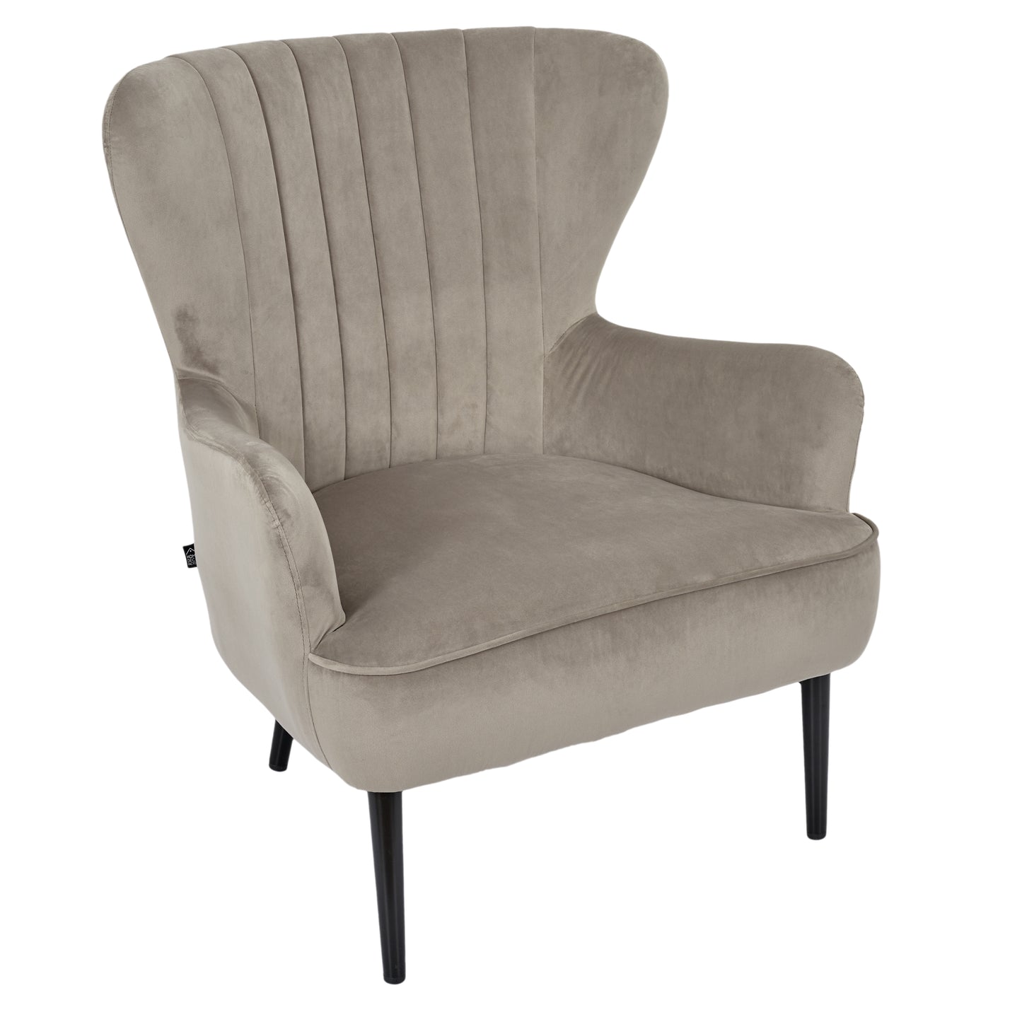 Fauteuil Heaven Velours Taupe