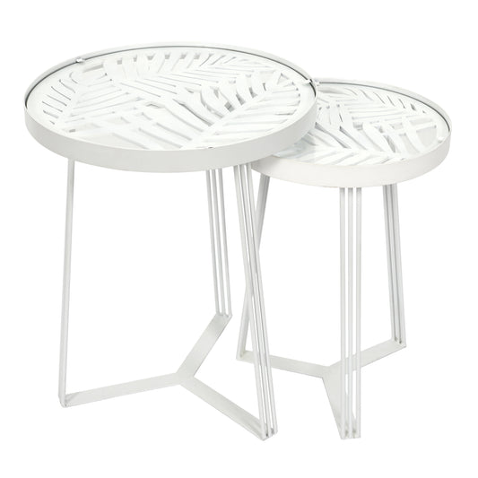 Table Gigogne Wild Blanc X2