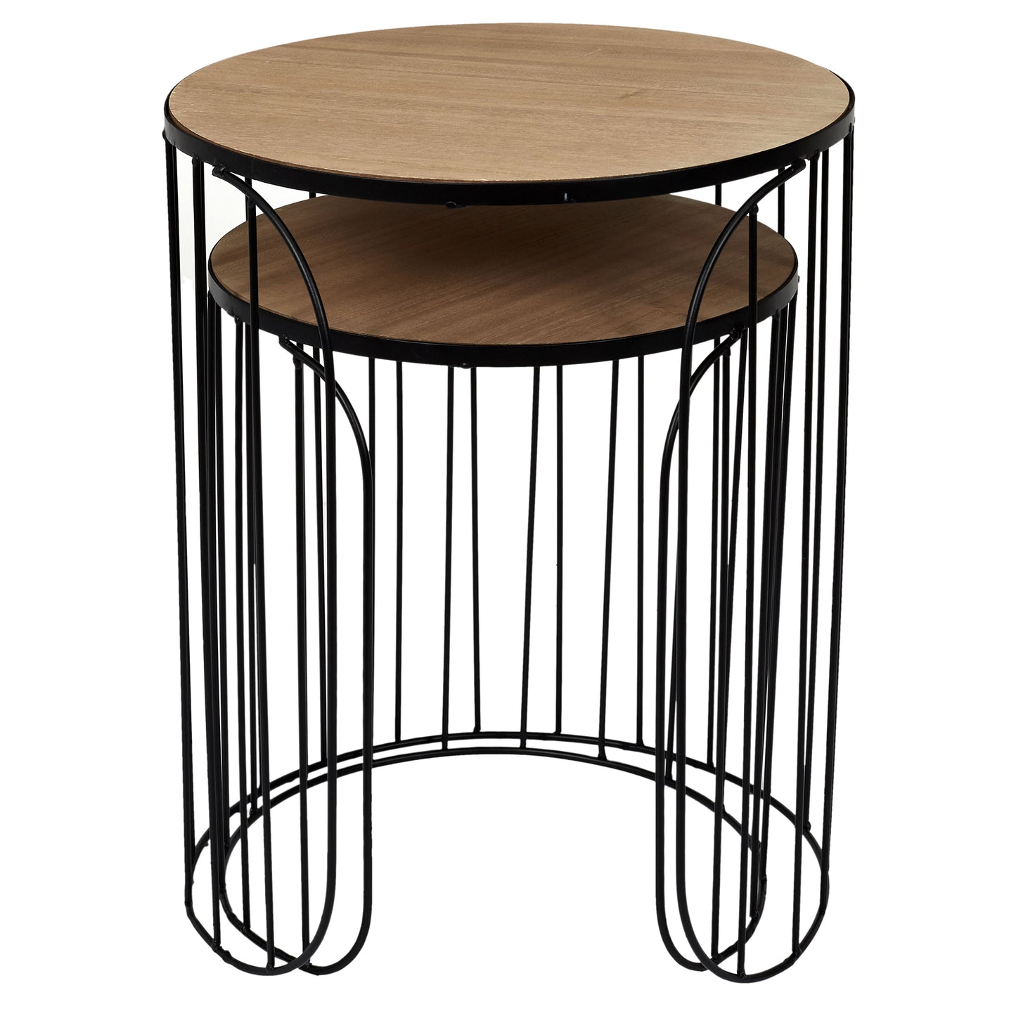 Table Gigogne Filaire Ana Noir X2