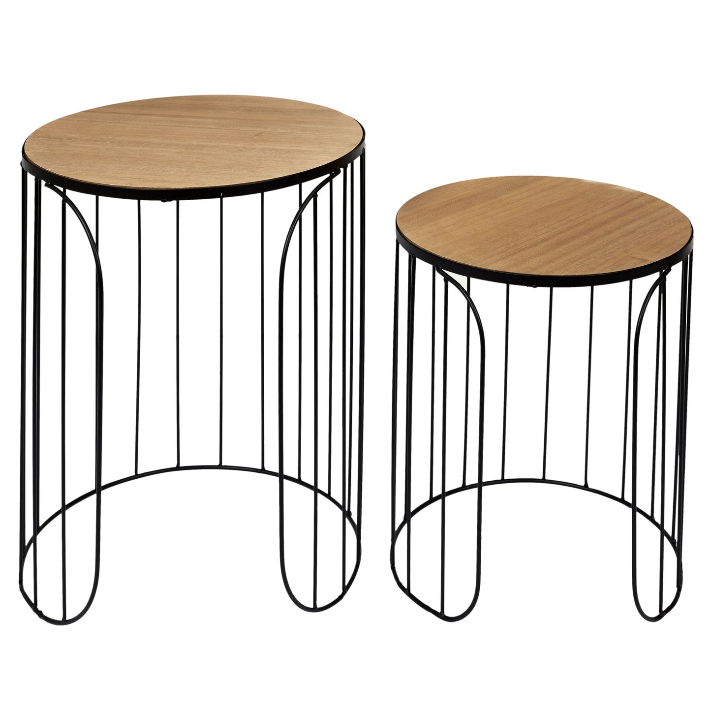 Table Gigogne Filaire Ana Noir X2