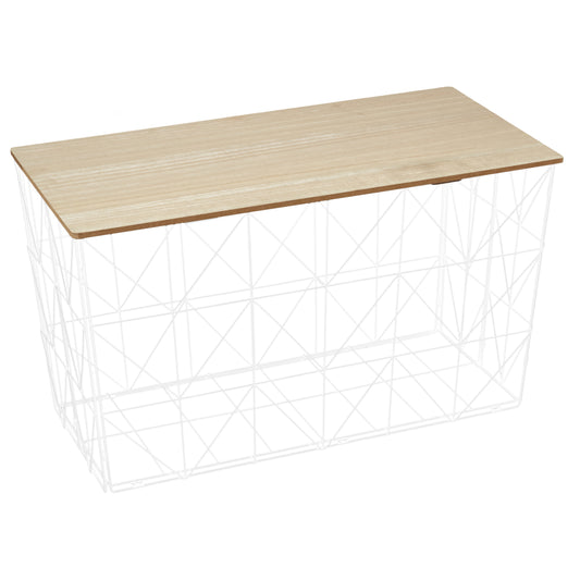 Table Pliable Filaire Blanc