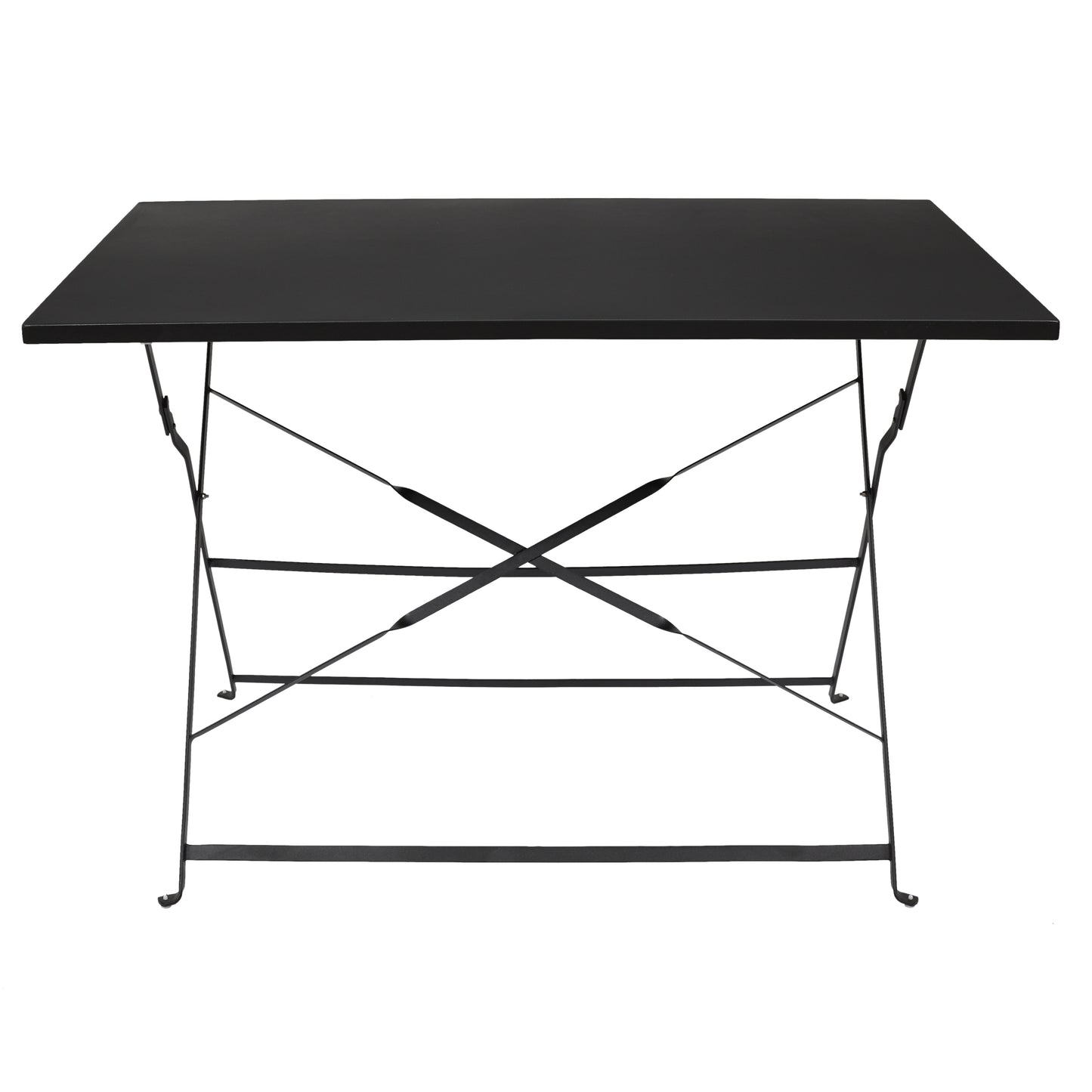 Table De Repas Pliante Palerme Noir 110X70X71Cm