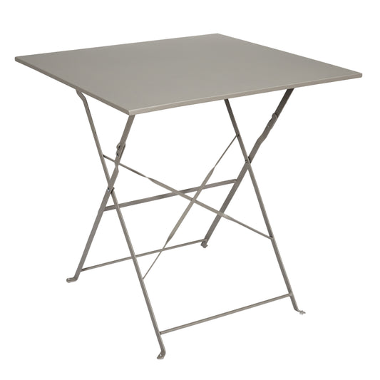 Table De Repas Pliante Palerme Taupe 70X70X71Cm