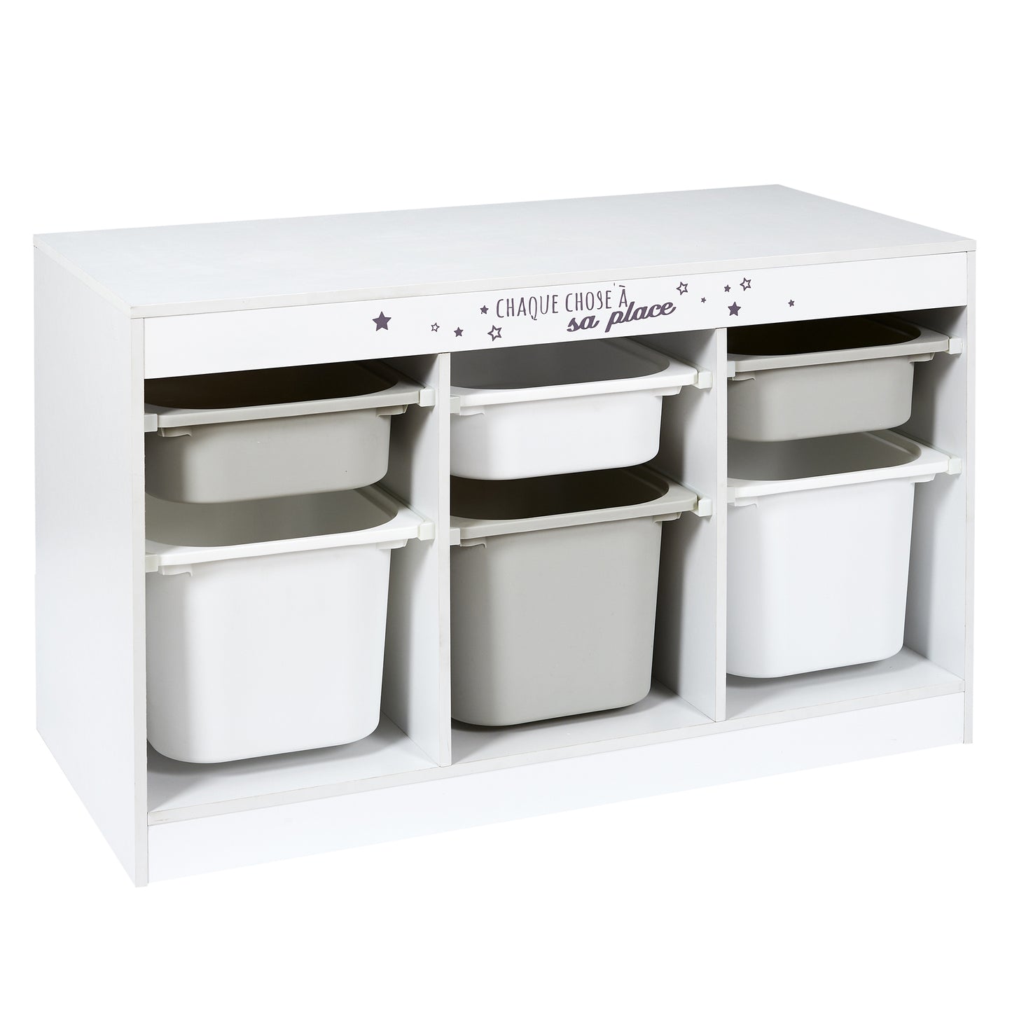 Meuble De Rangement Enfant Tidy 6 Bacs