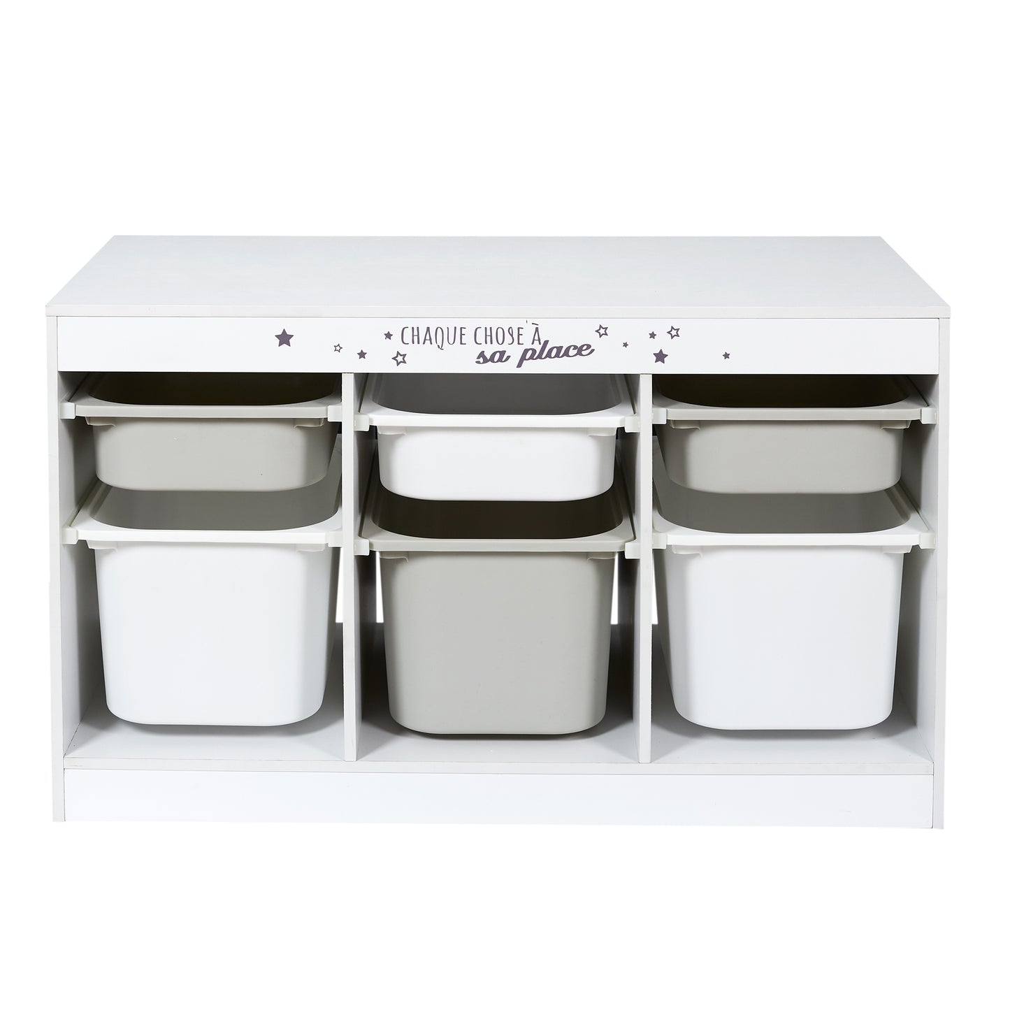 Meuble De Rangement Enfant Tidy 6 Bacs