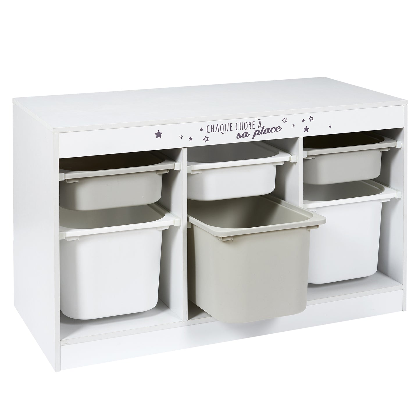 Meuble De Rangement Enfant Tidy 6 Bacs