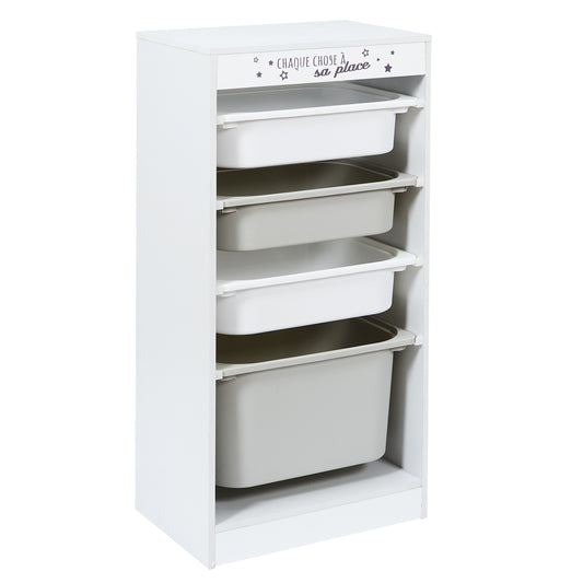 Meuble De Rangement Enfant Tidy 4 Bacs