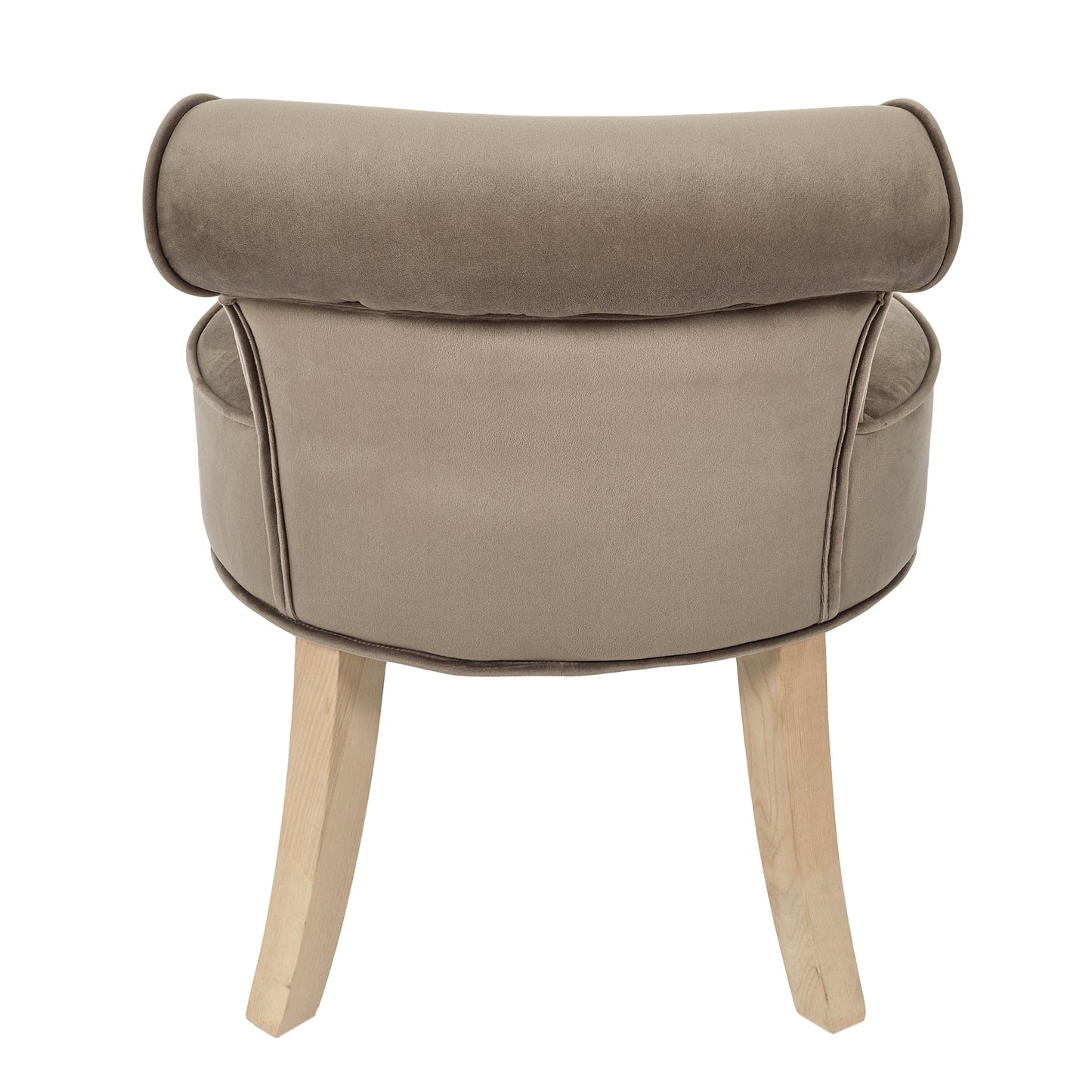 Tabouret Eleonor Velours Taupe