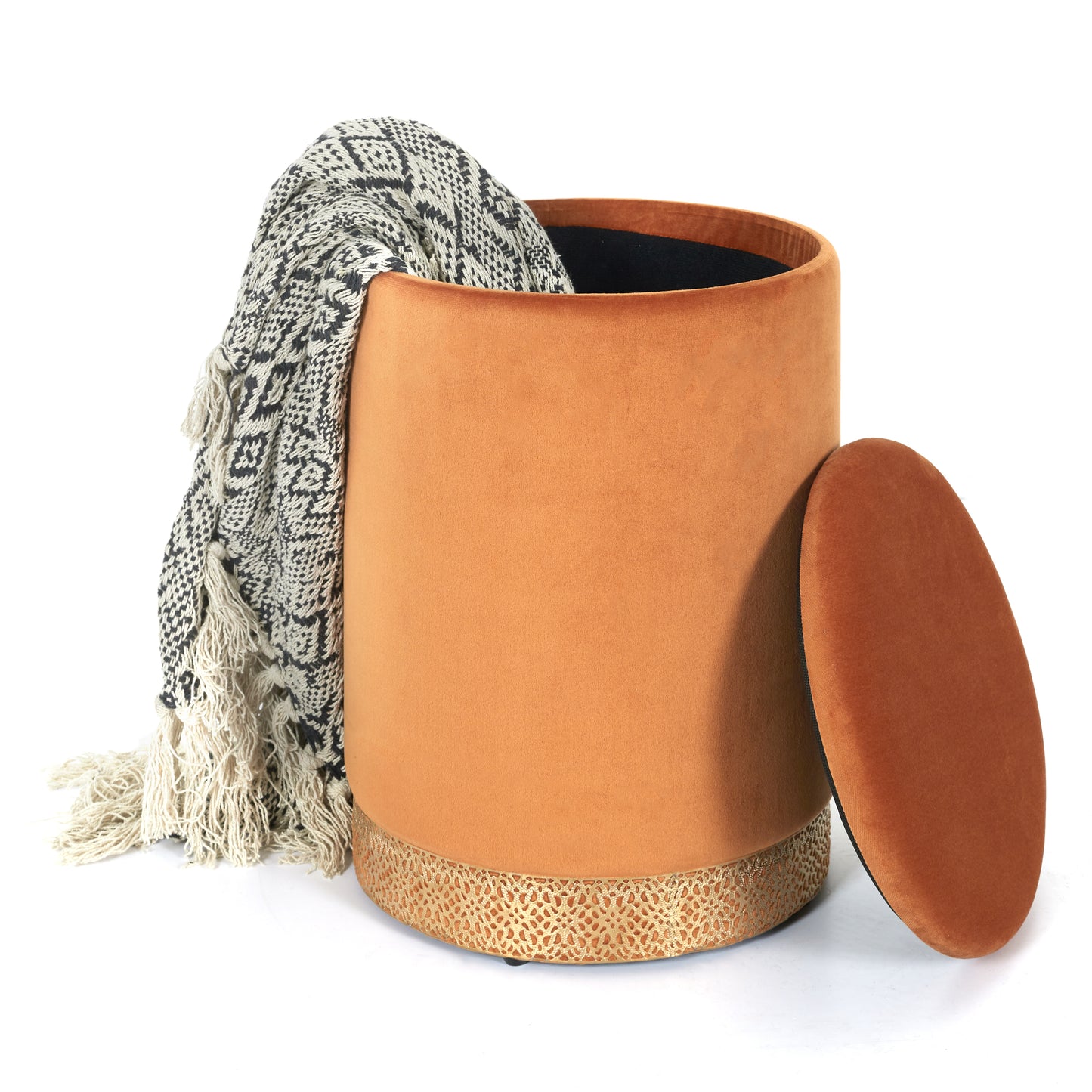 Coffre Pouf Mirage Ocre