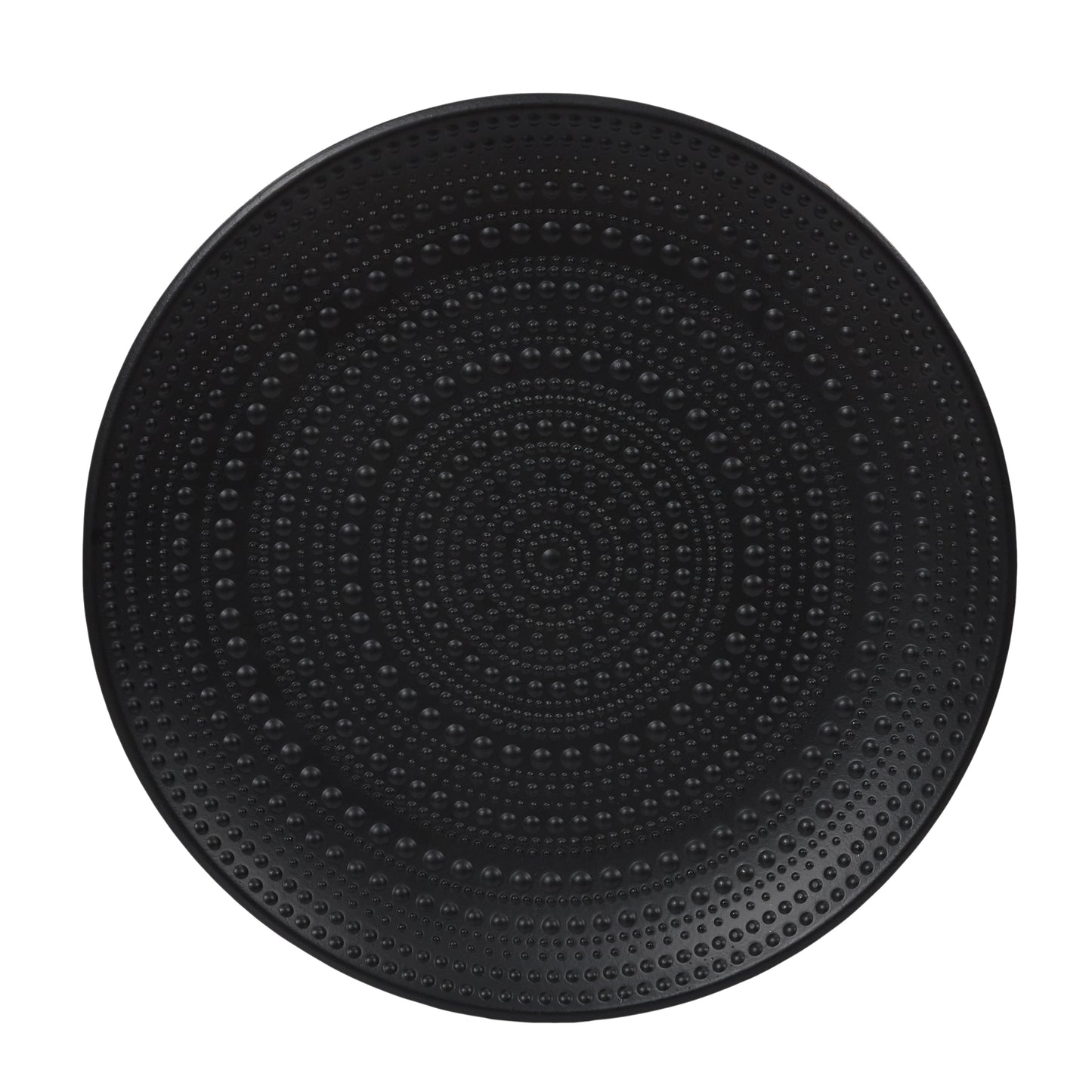 Table Gigogne Ronde Relief Noir X2