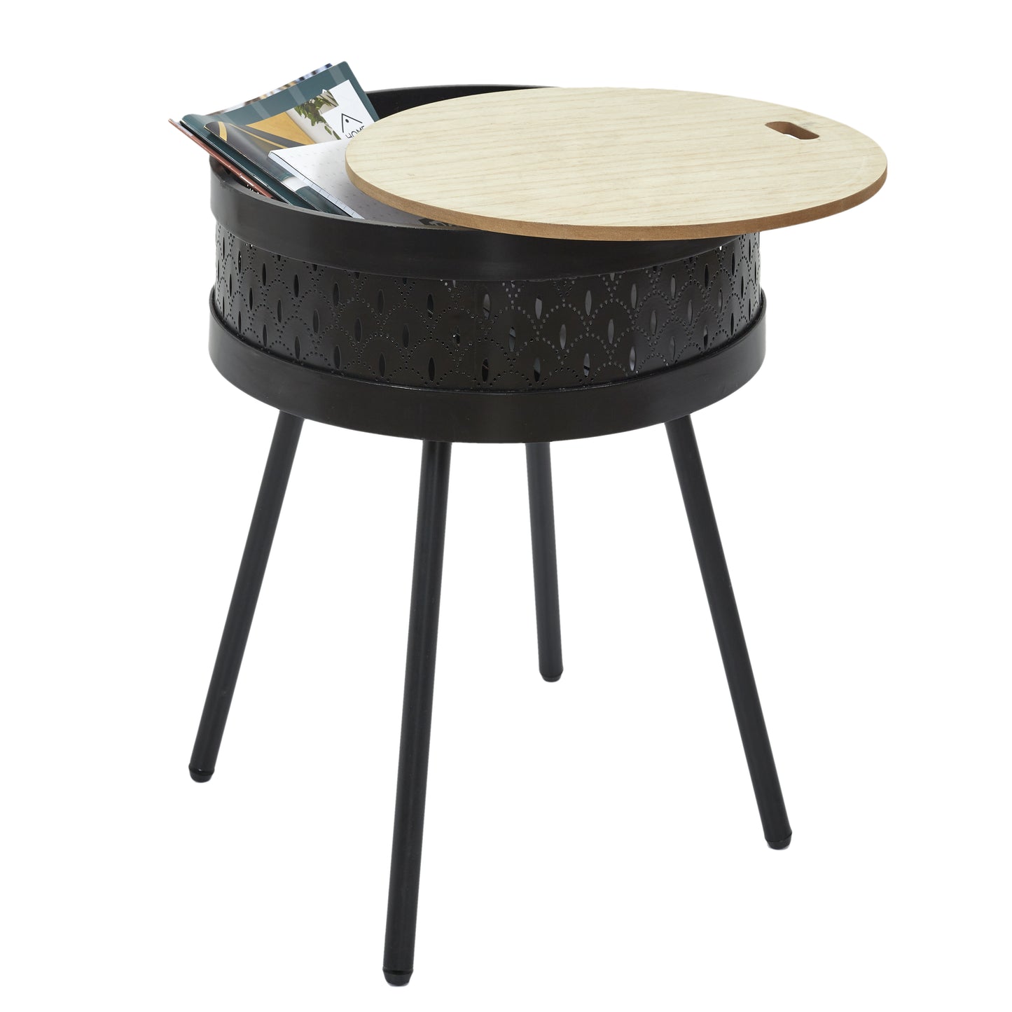 Table D Appoint Coffre Mirage Noir