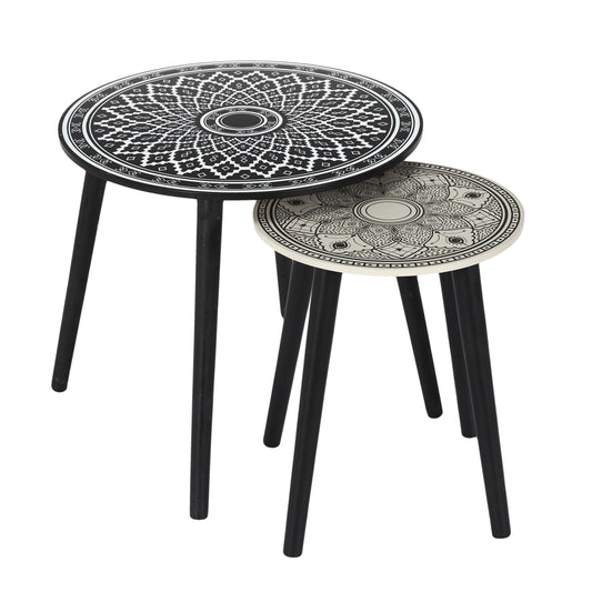 Table Gigogne Mirage Noir X2