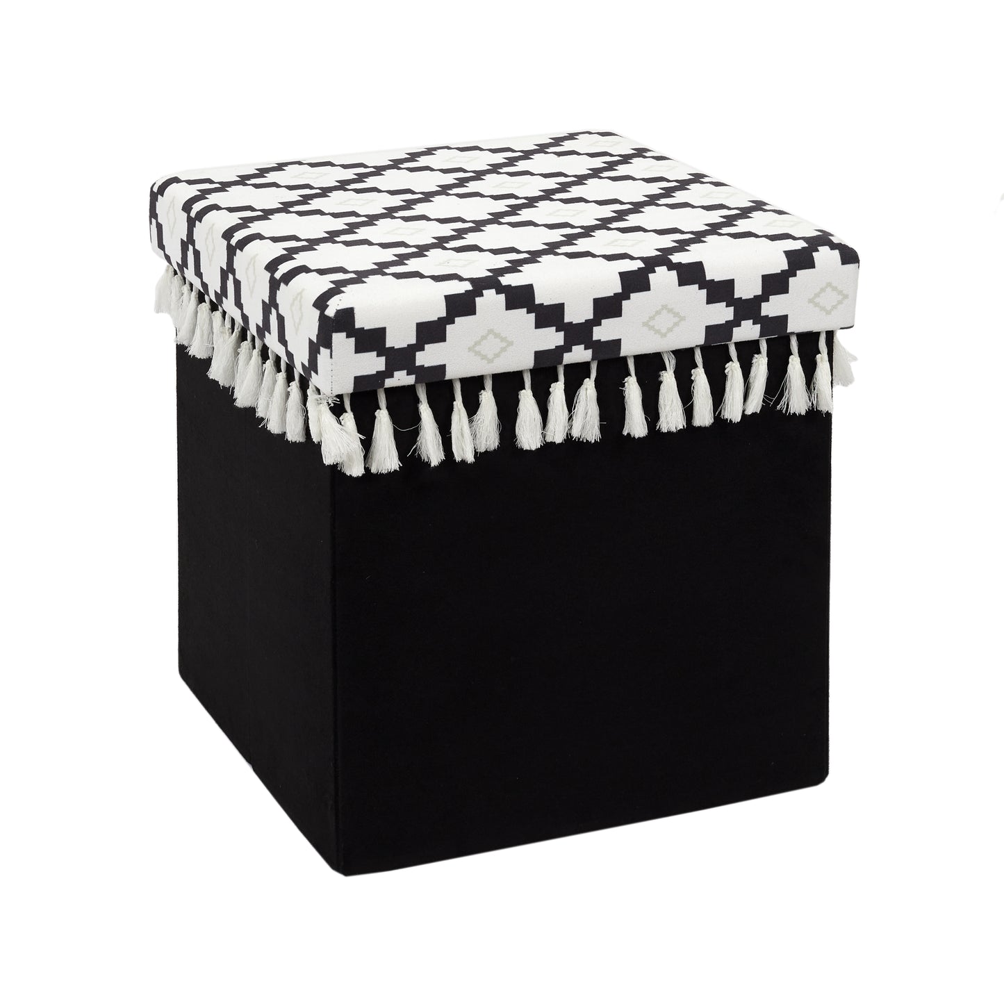 Coffre Pouf Pliable Avec Pampille Mirage