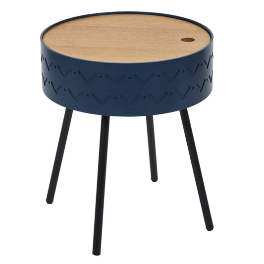 Table Coffre Eugenie Bleu Nuit