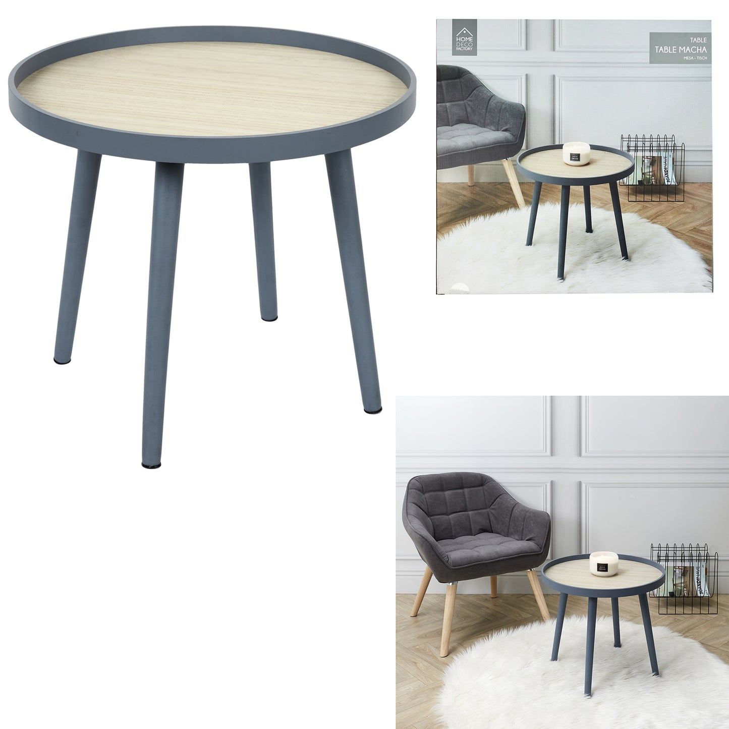 Table Plateau Macha Bleu