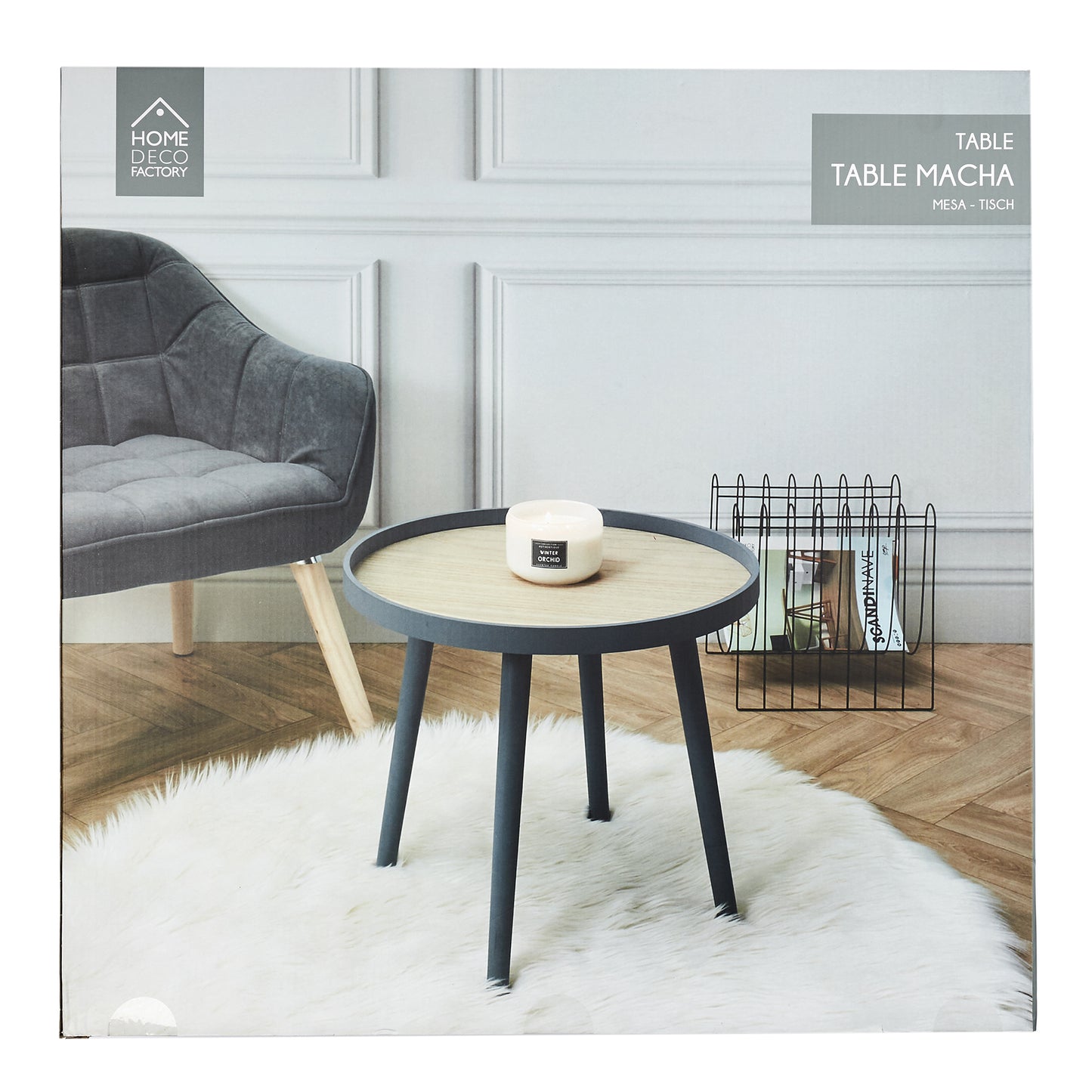 Table Plateau Macha Bleu