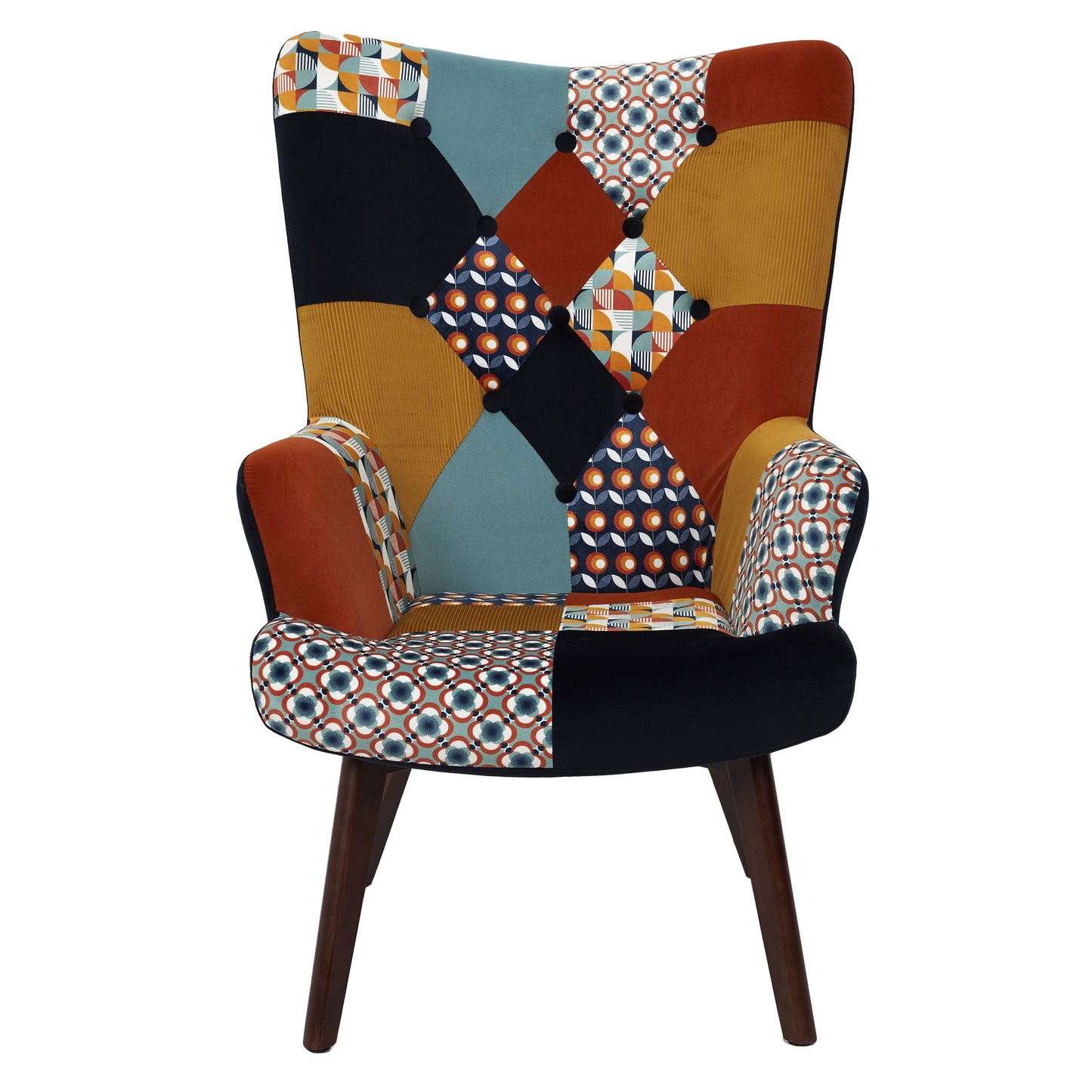 Fauteuil Helsinki Patchwork Vintage