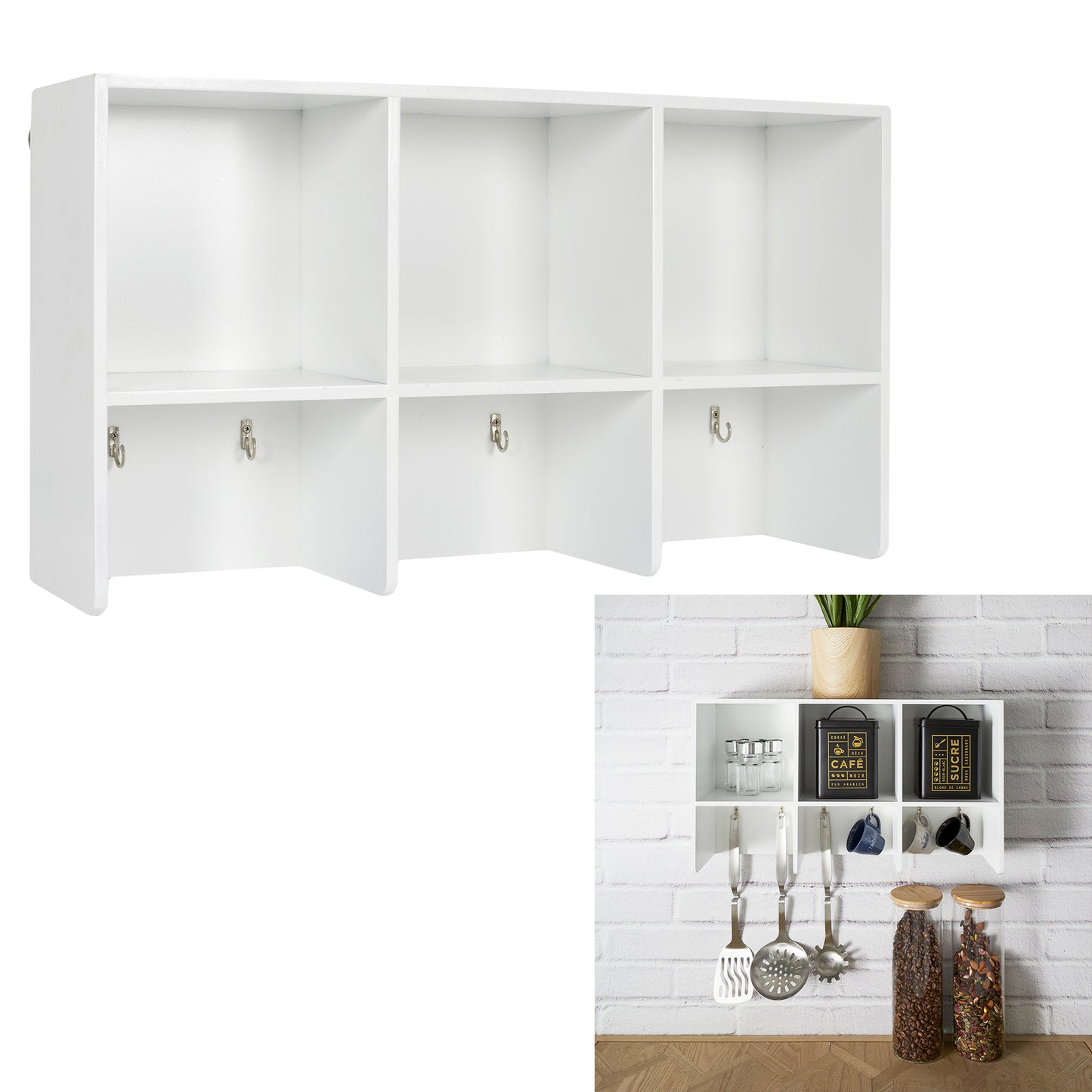 Etagere Murale Blanche