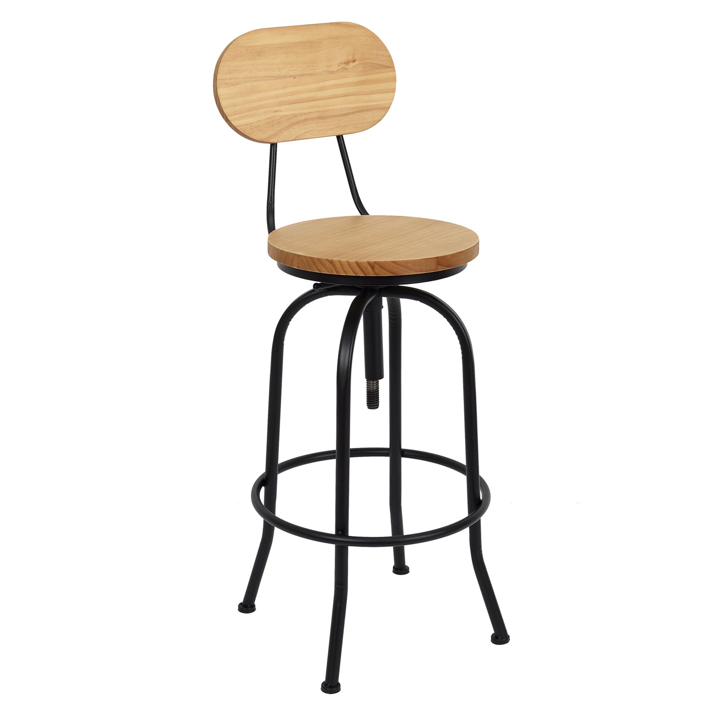 Tabouret De Bar Avec Dossier Indus