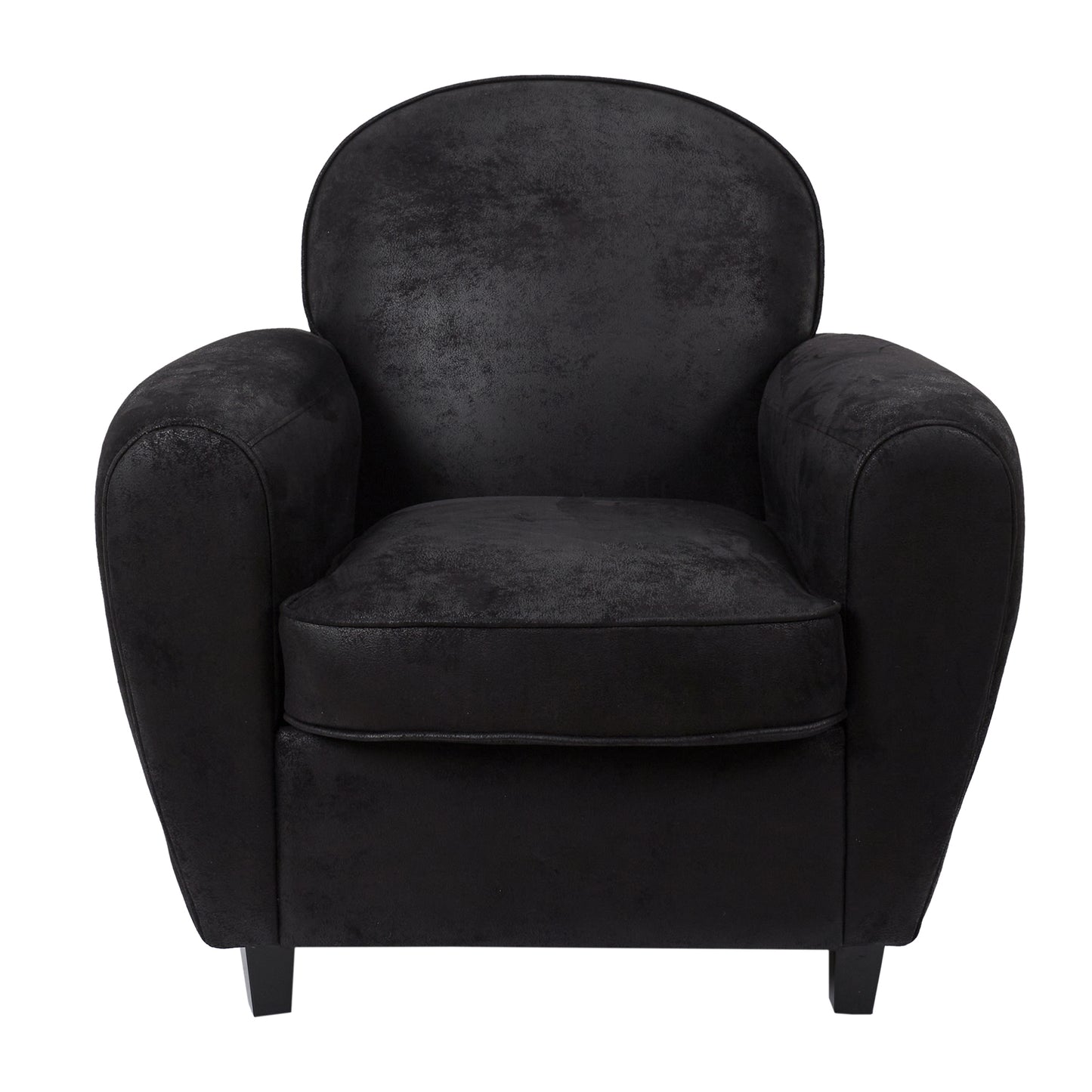 Fauteuil Club Noir Indus