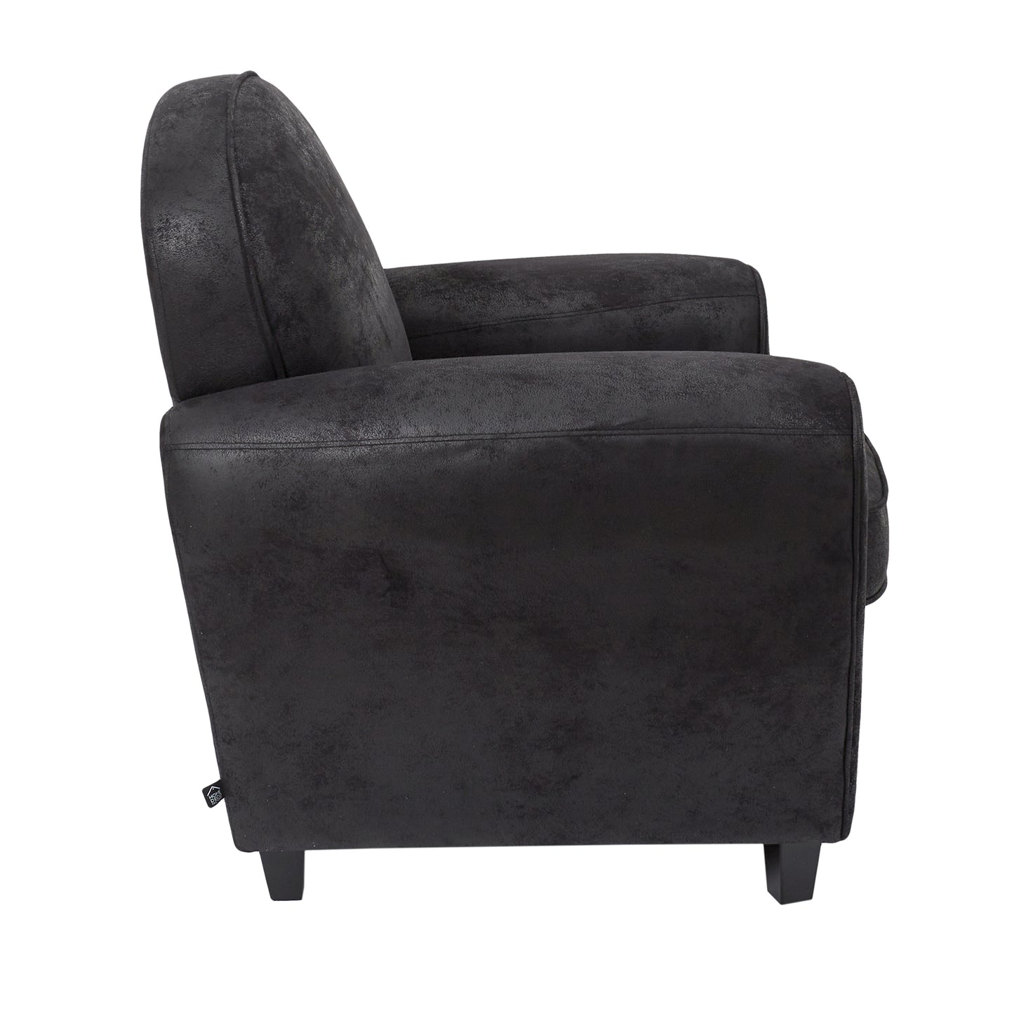 Fauteuil Club Noir Indus