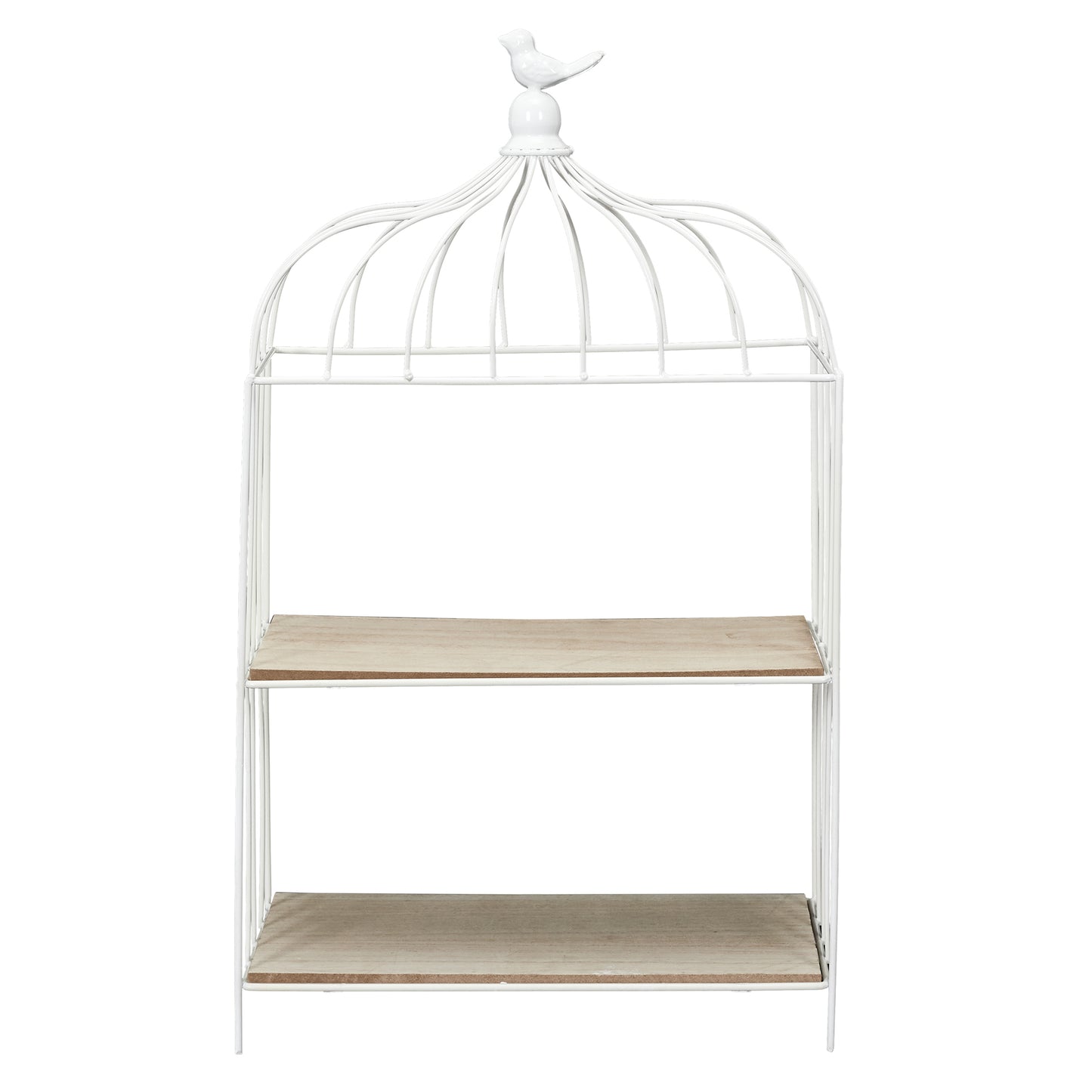 Cage A Oiseau Decorative Metal Blanc