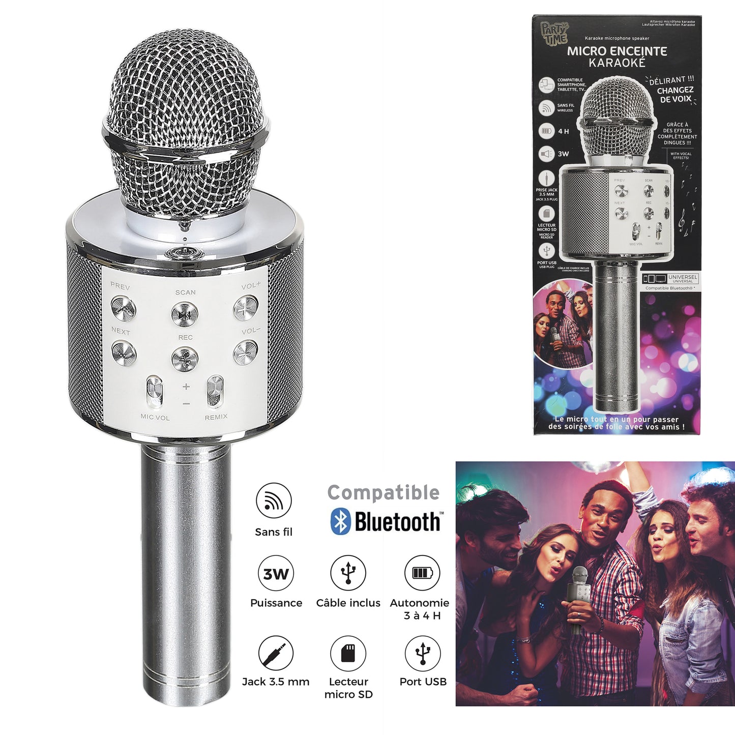 Enceinte Micro Karaoke 3W