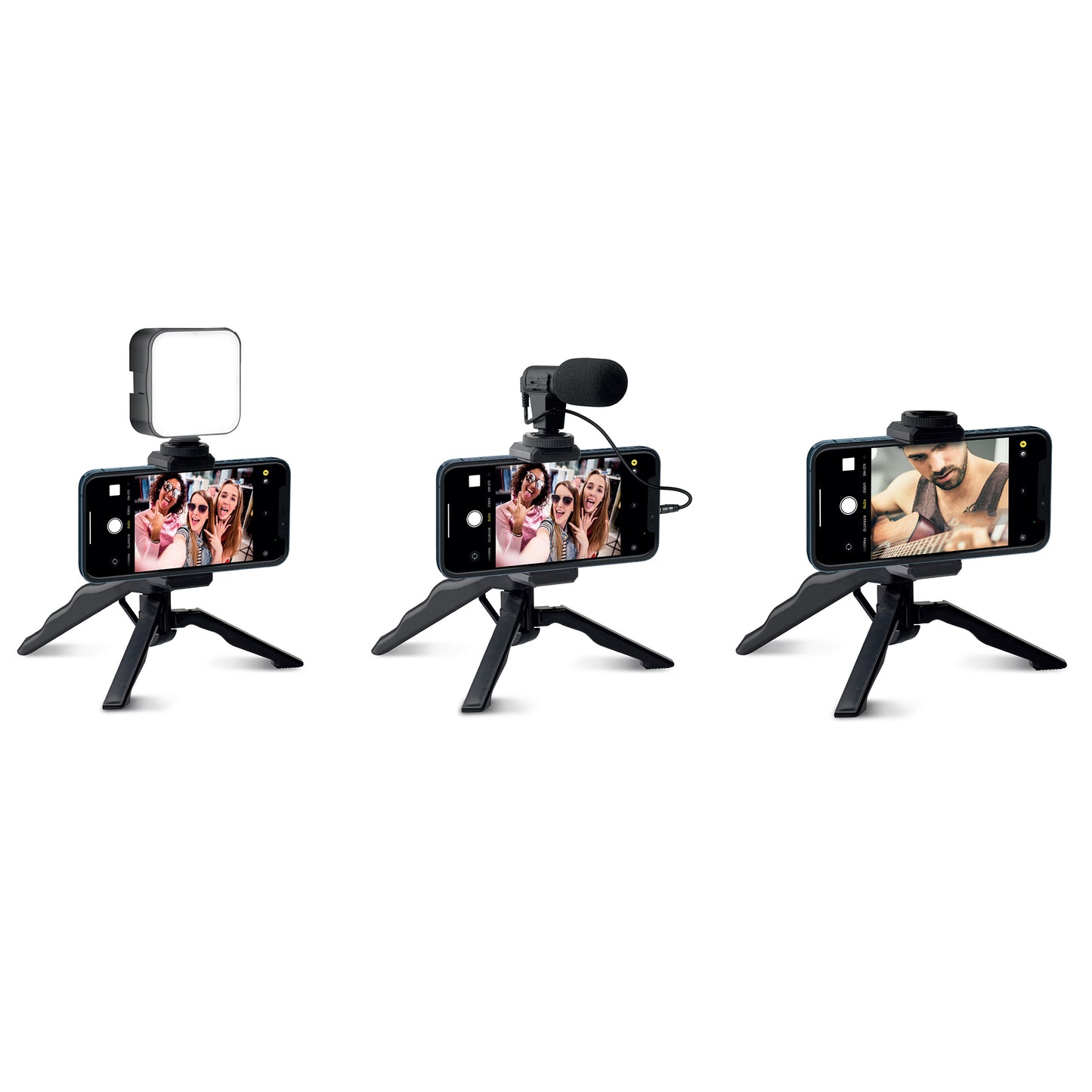 Lumiere Led Trepied Micro Integre Photo Video