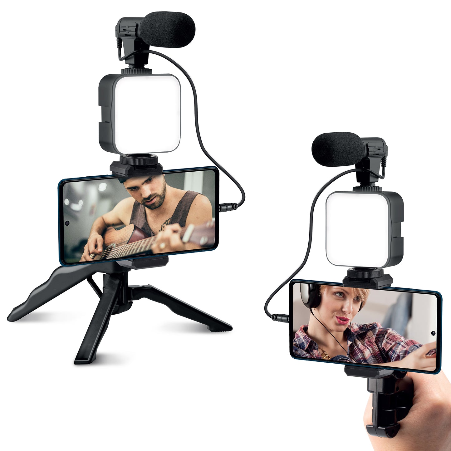 Lumiere Led Trepied Micro Integre Photo Video