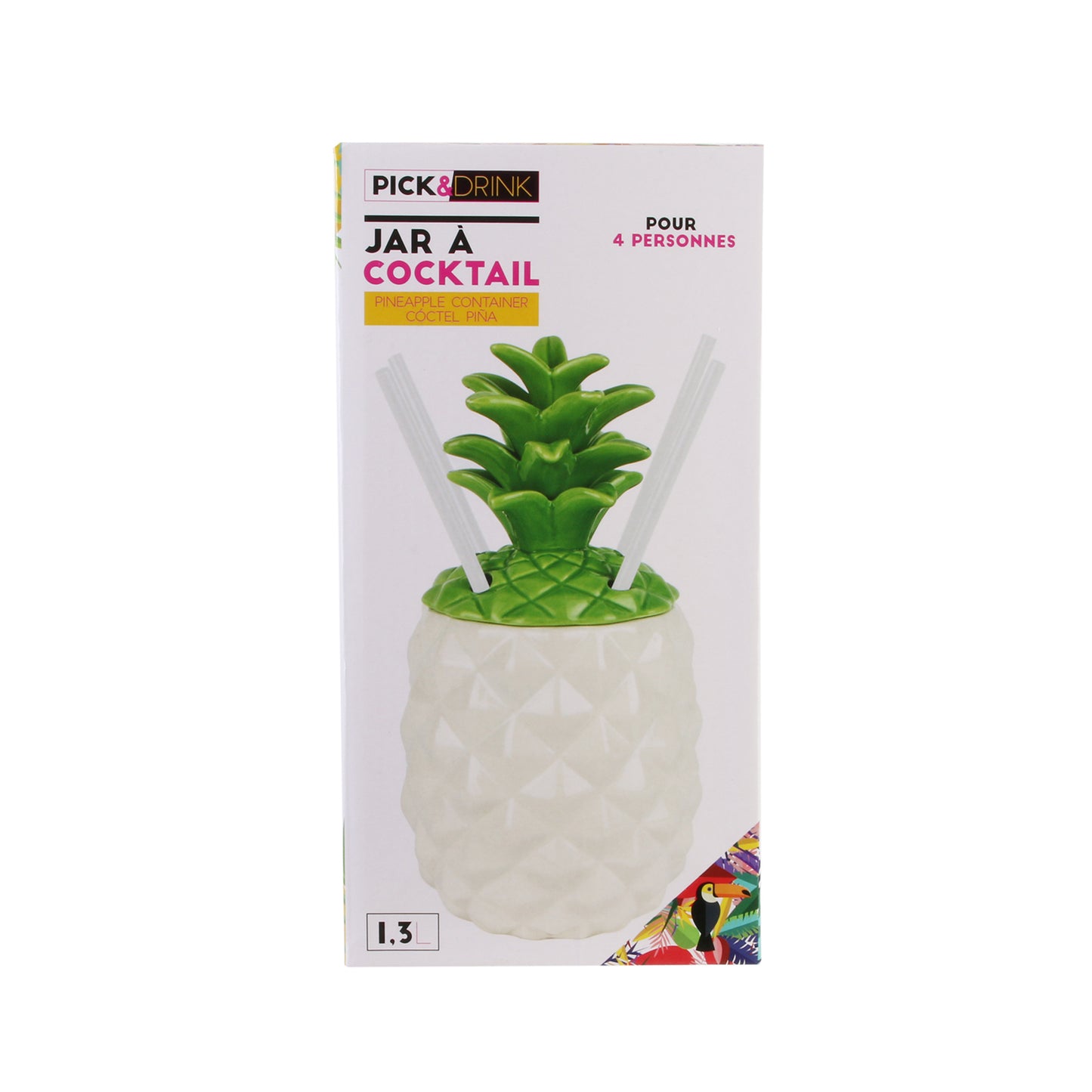 Coffret Cocktail Mason Jar Ananas