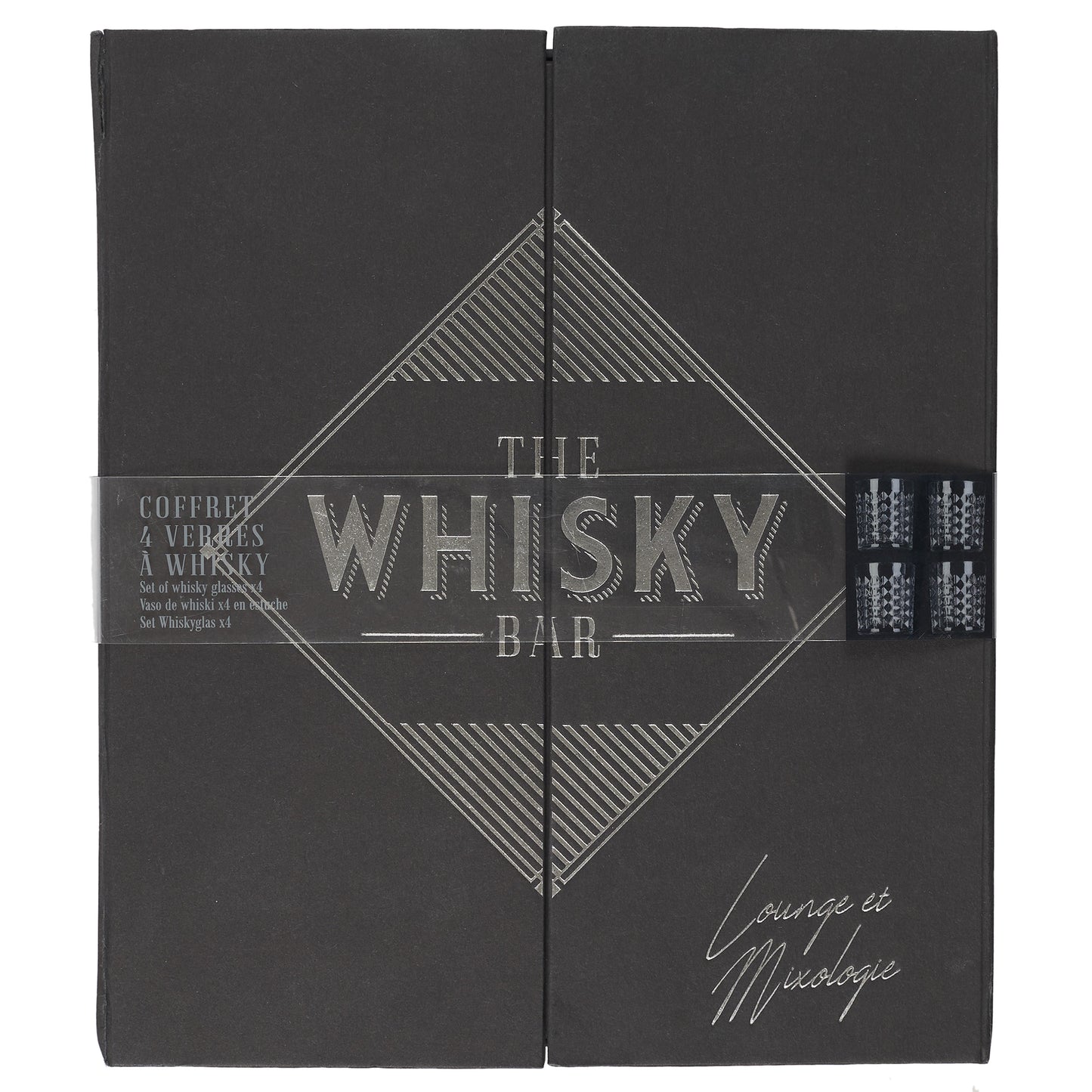 Verre A Whisky X4 En Coffret