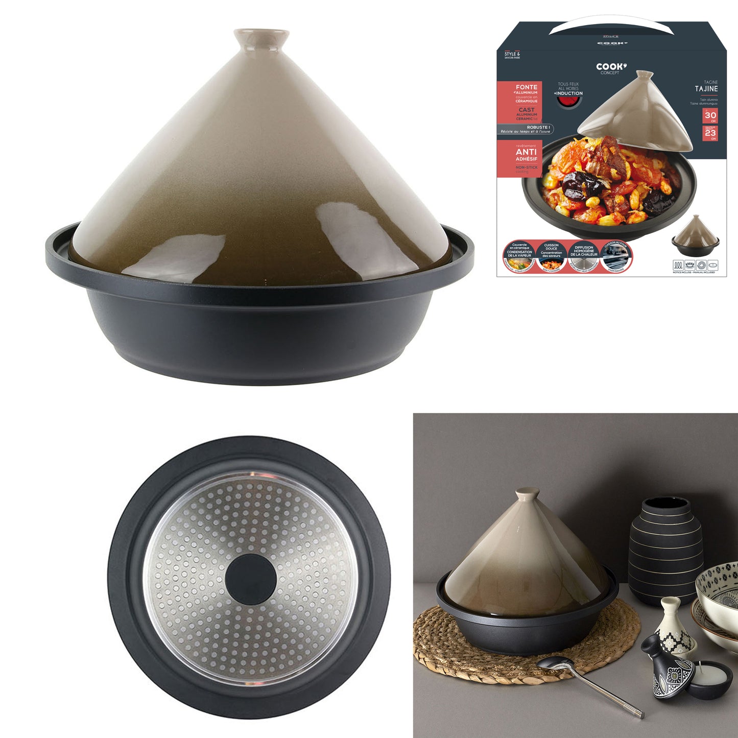 Tajine Induction D30Cm