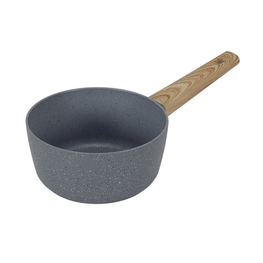 Casserole Alu Forge Manche Effet Bois 20Cm