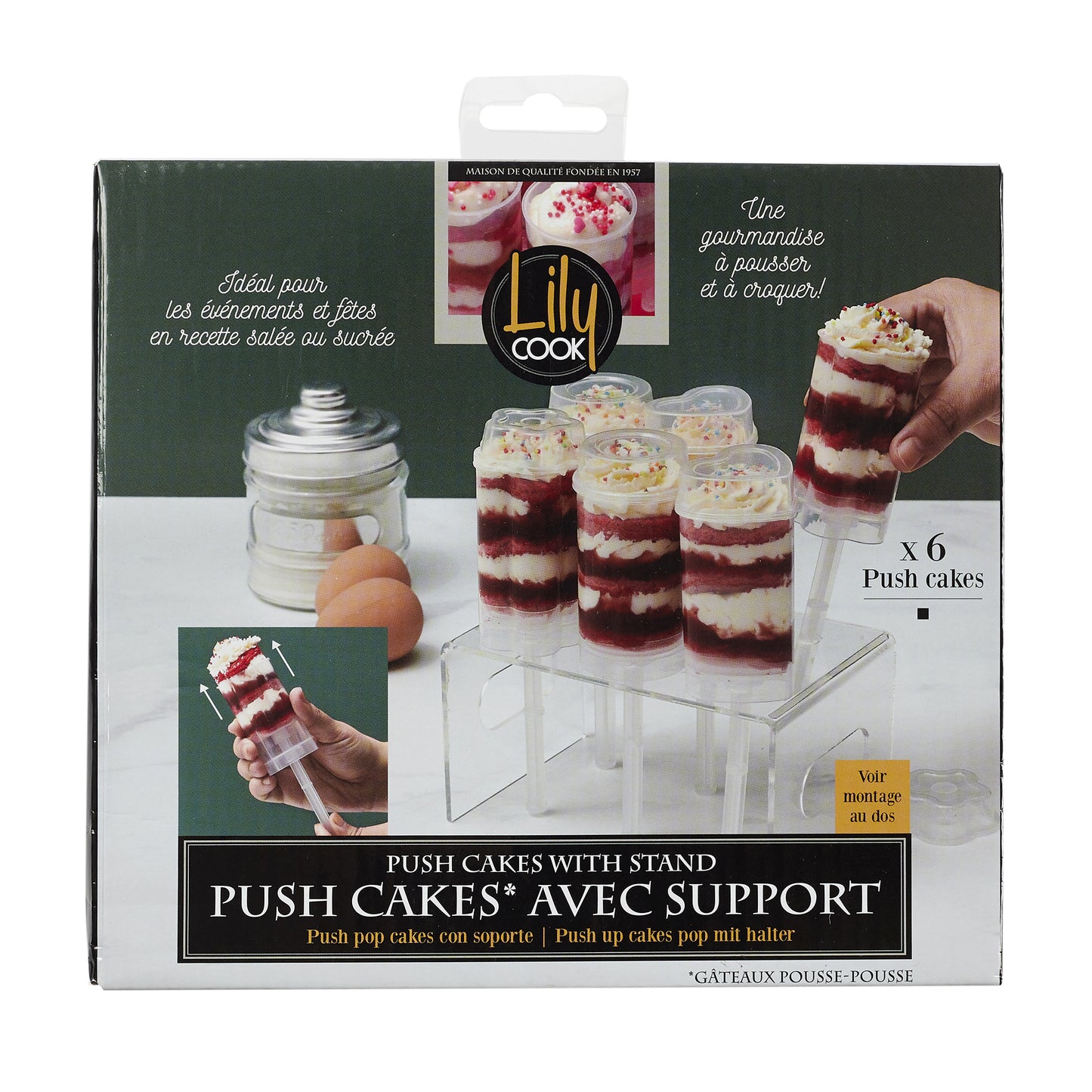 Gateau Pousse Pousse X6 Avec Support