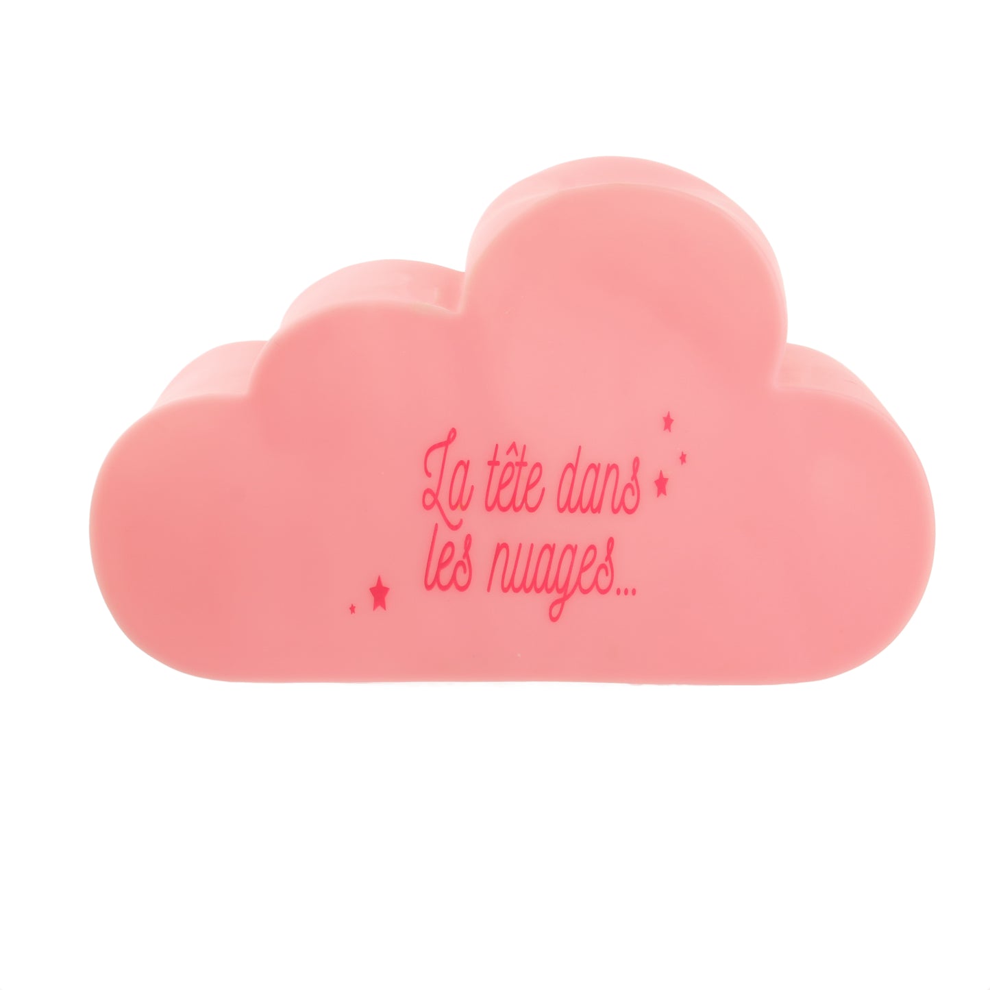 Veilleuse Nuage Rose 15X25X12Cm