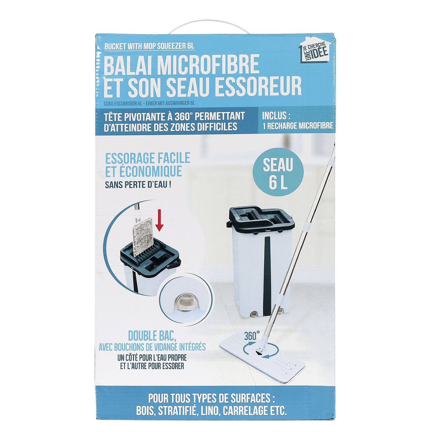 Seau Essoreur Compact 6L