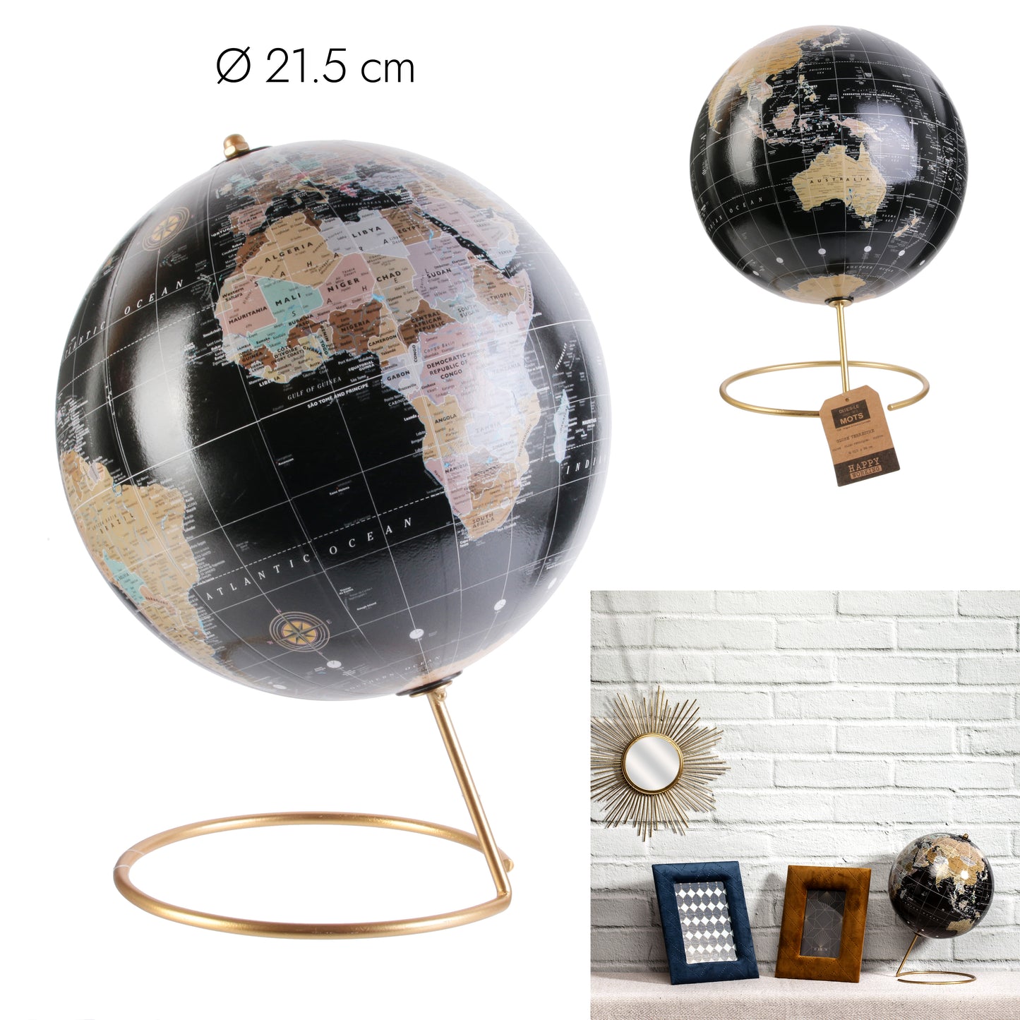 Globe Terrestre Deco