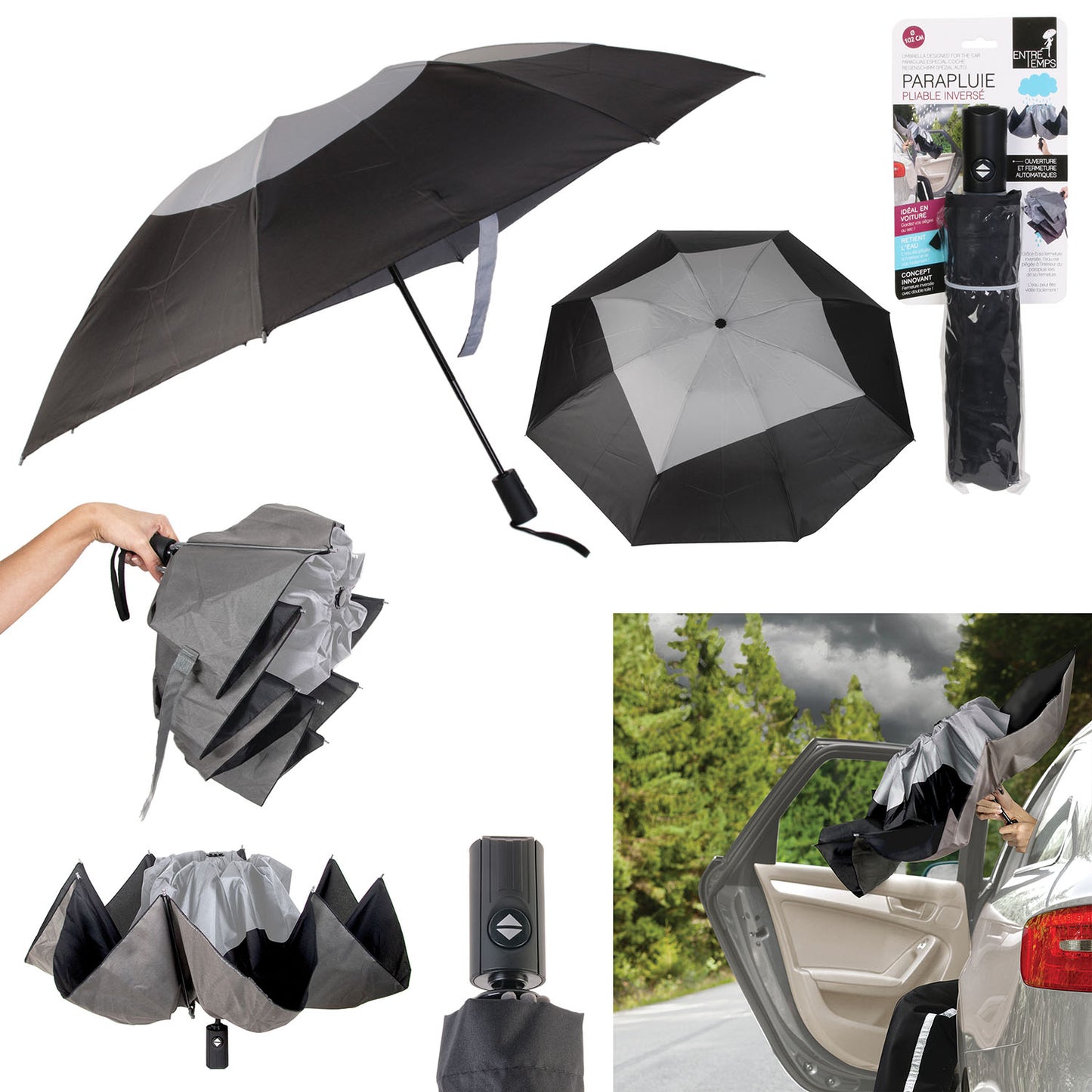 Parapluie Pliable Inverse