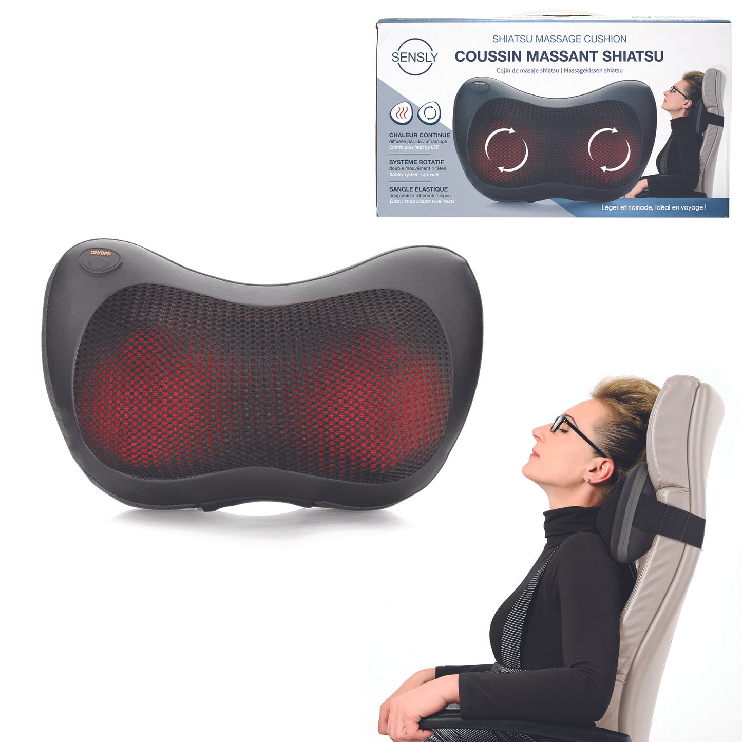 Coussin Massant Shiatsu