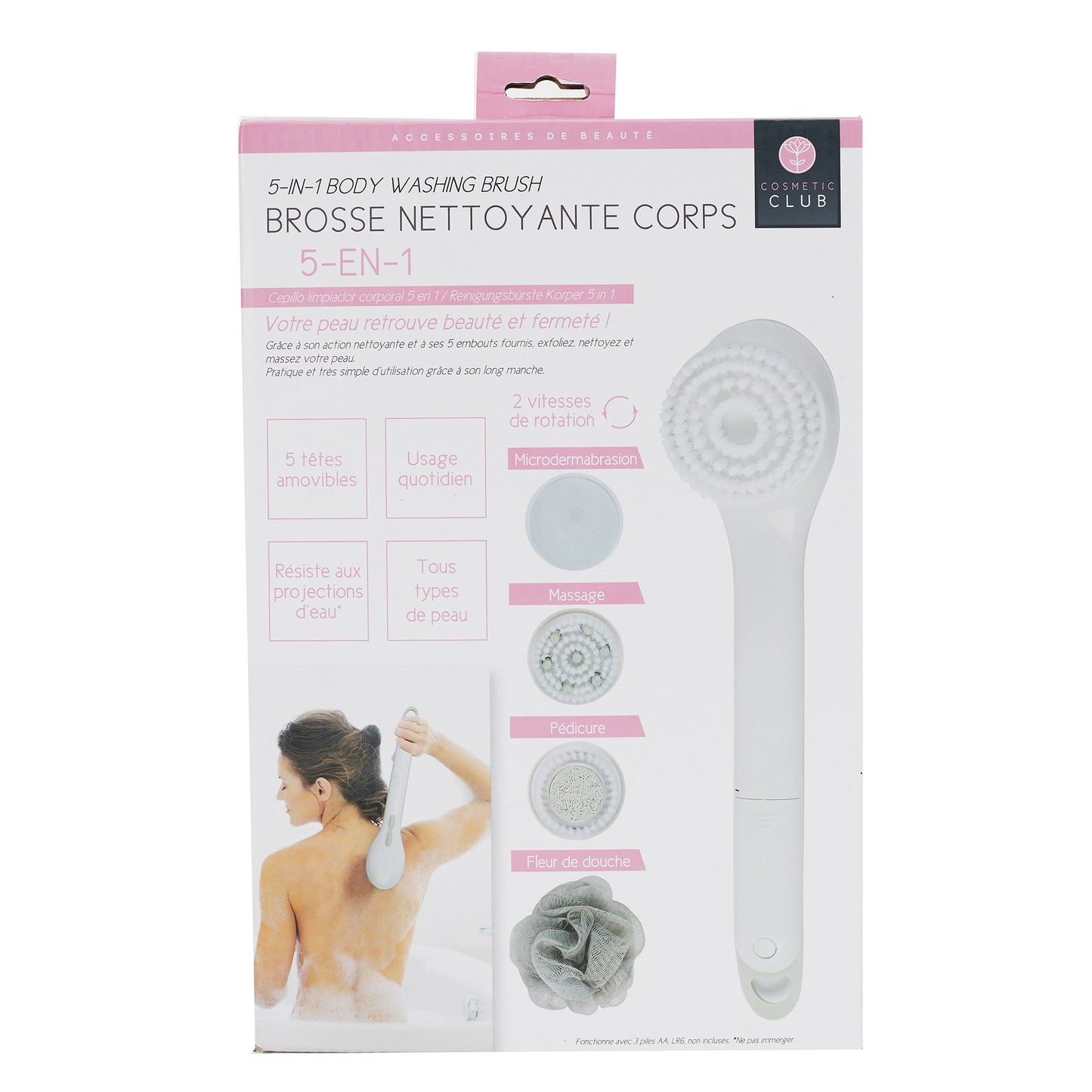 Brosse Nettoyante Corps 5 En 1