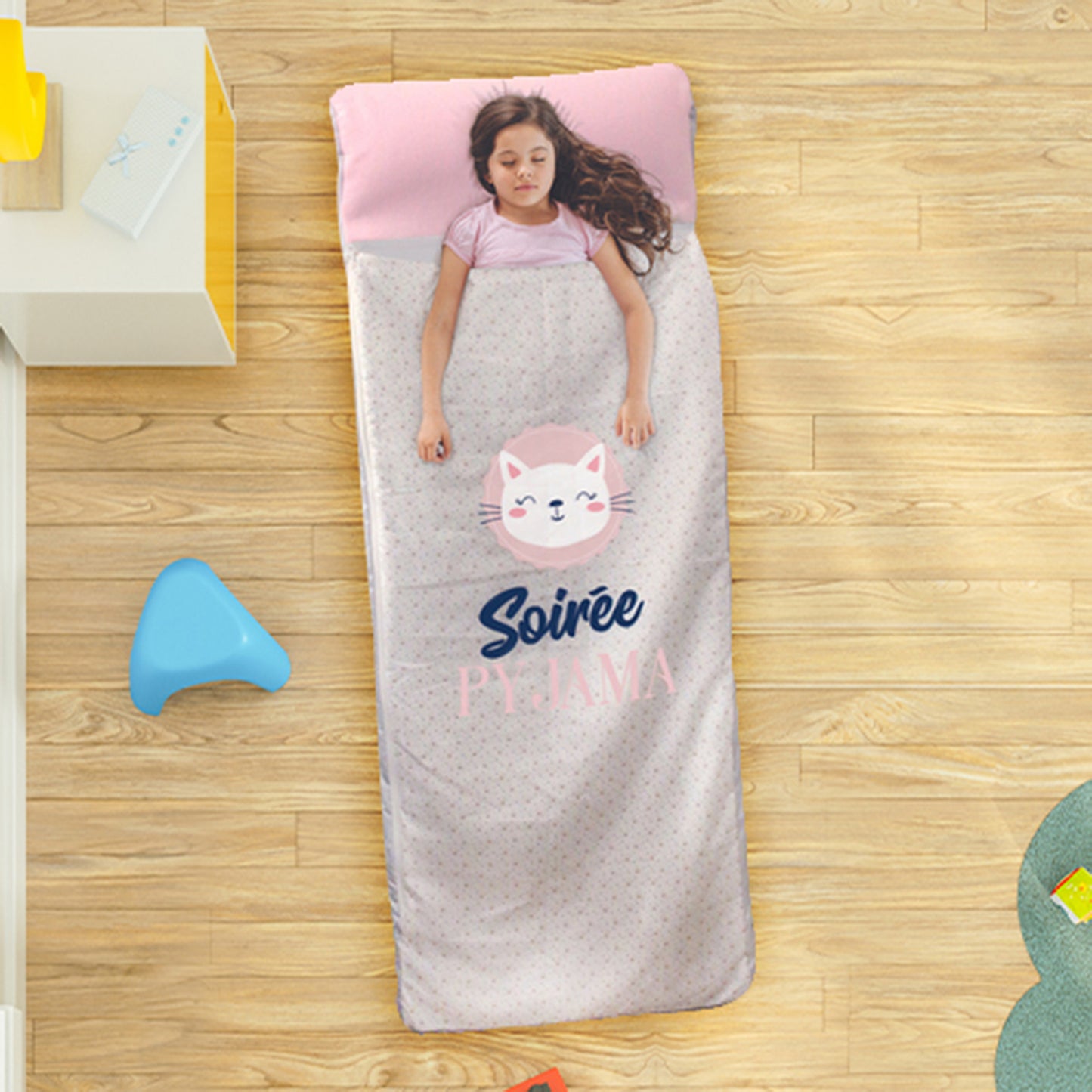 Lit Gonflable Enfant Soiree Pyjama 160X60Cm