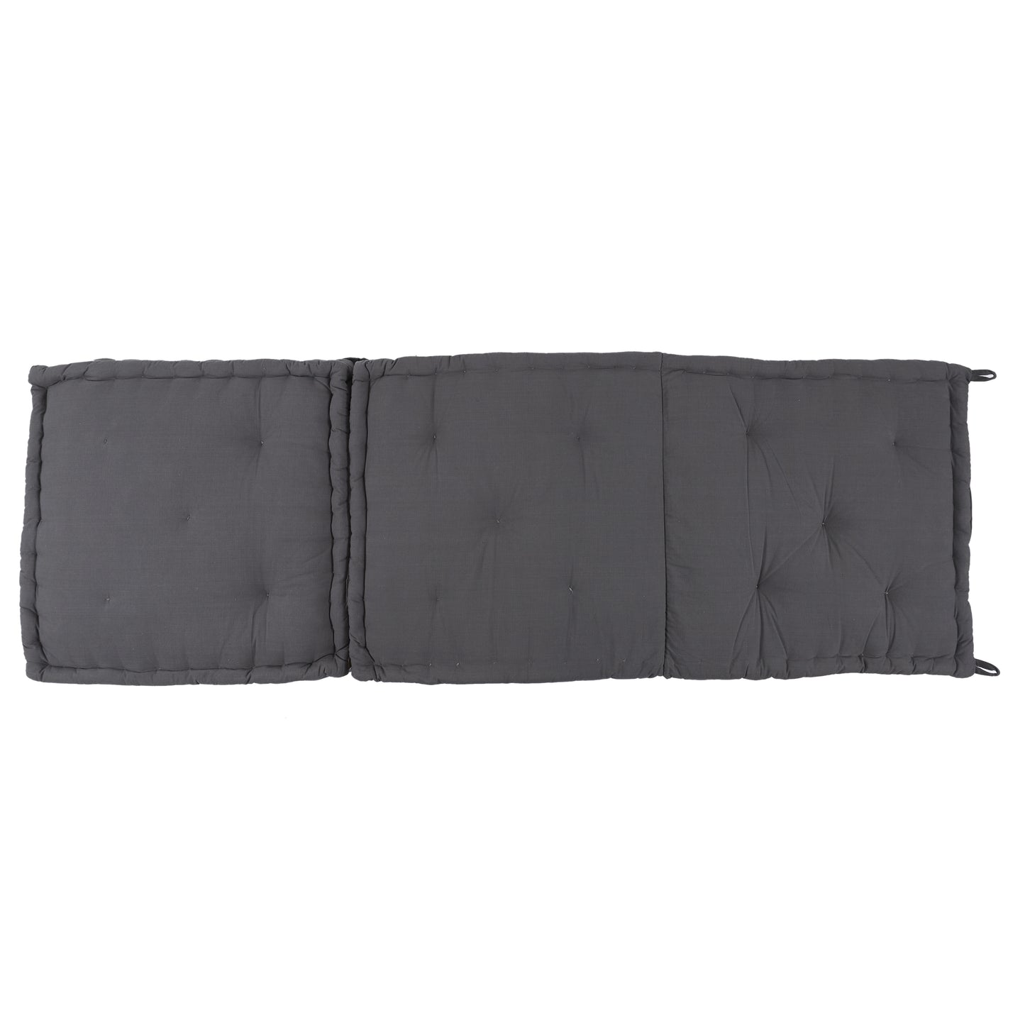 Futon Pliable Gris Anthracite 180X60X10Cm