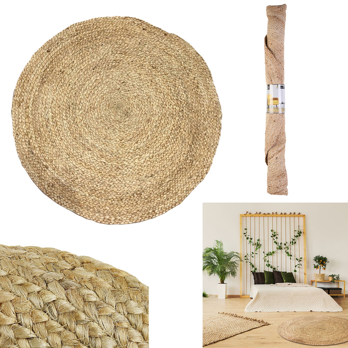 Tapis Rond Jute 120Cm