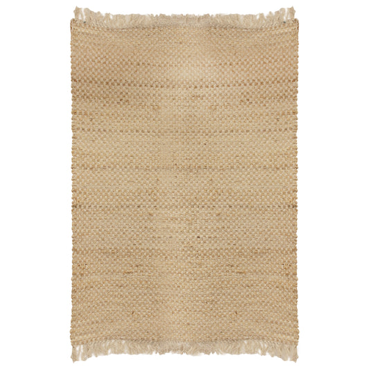 Tapis Jute Avec Franges 120X170Cm