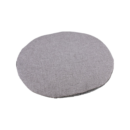 Lot De 6 Galettes Chaise Tissu Gris 34Cm