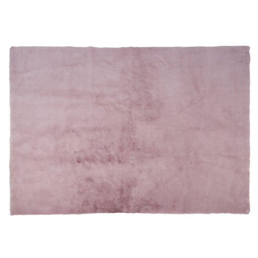 Tapis Imitation Fourrure Fin Rose 120X170Cm