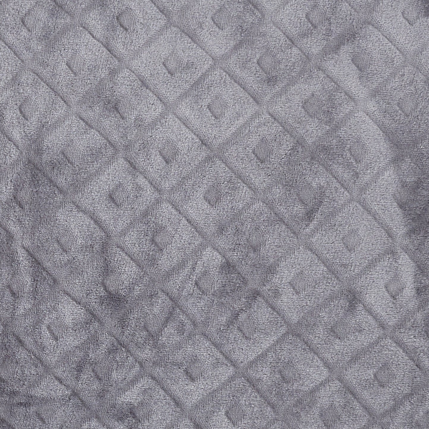 Plaid Embosse Gris 140X200Cm