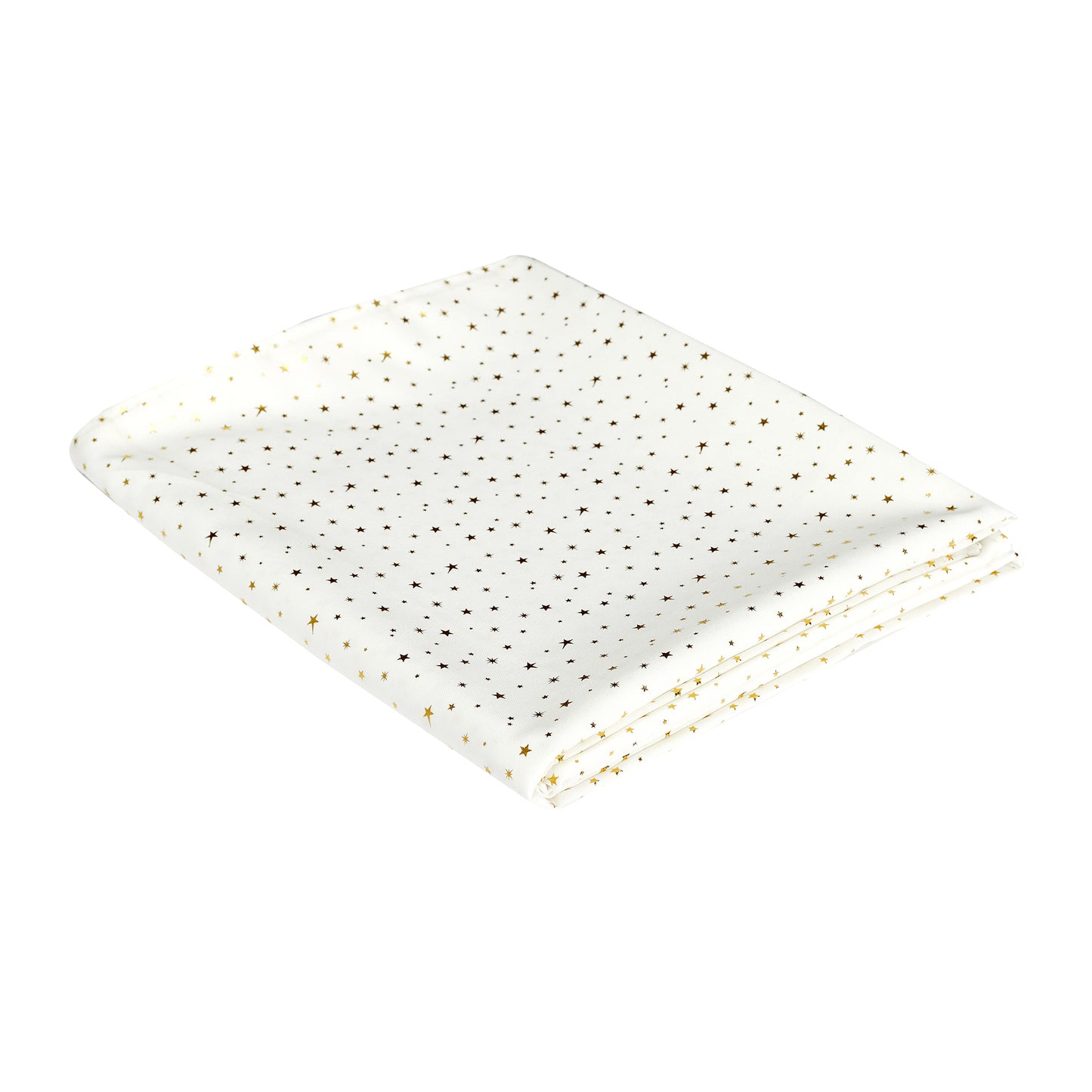 Nappe Motif Etoile Doree 140X250Cm